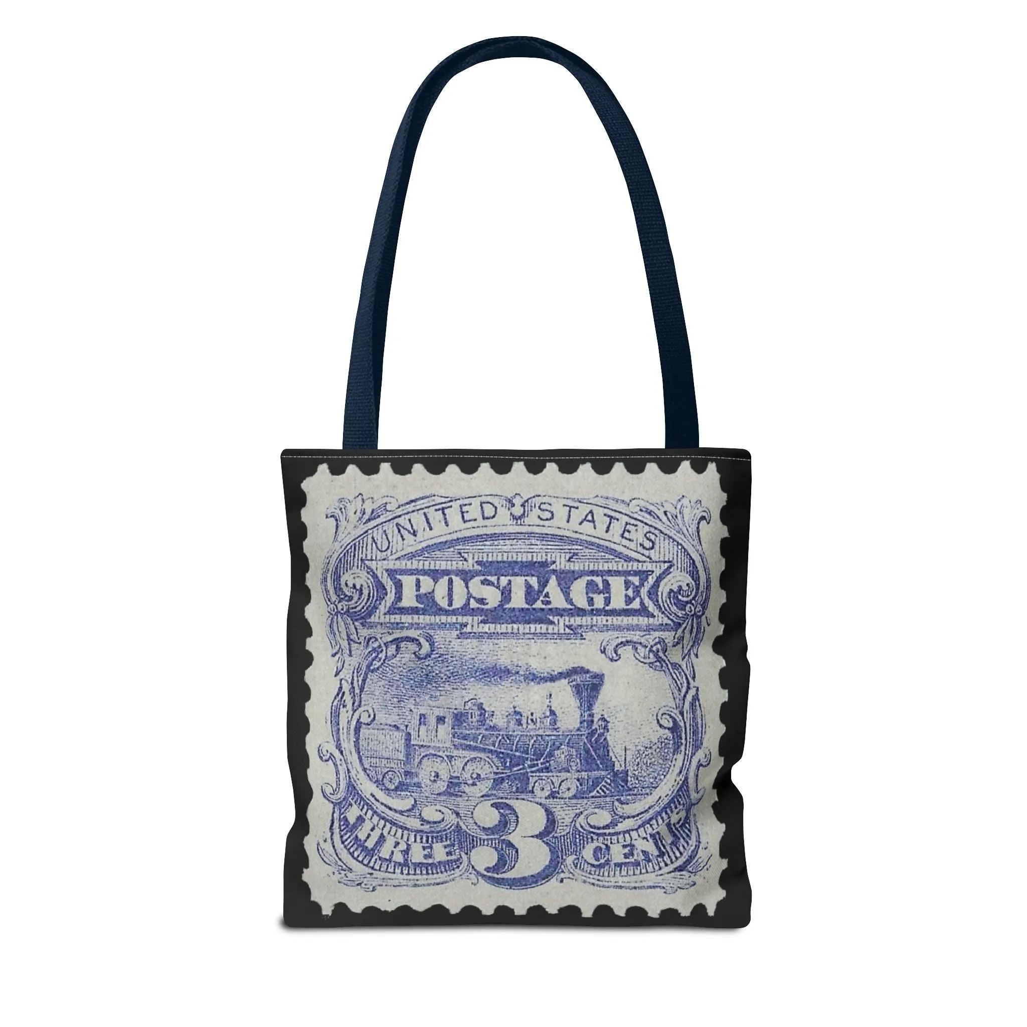 1869 TRAIN 3 CENT STAMP Tote Bag