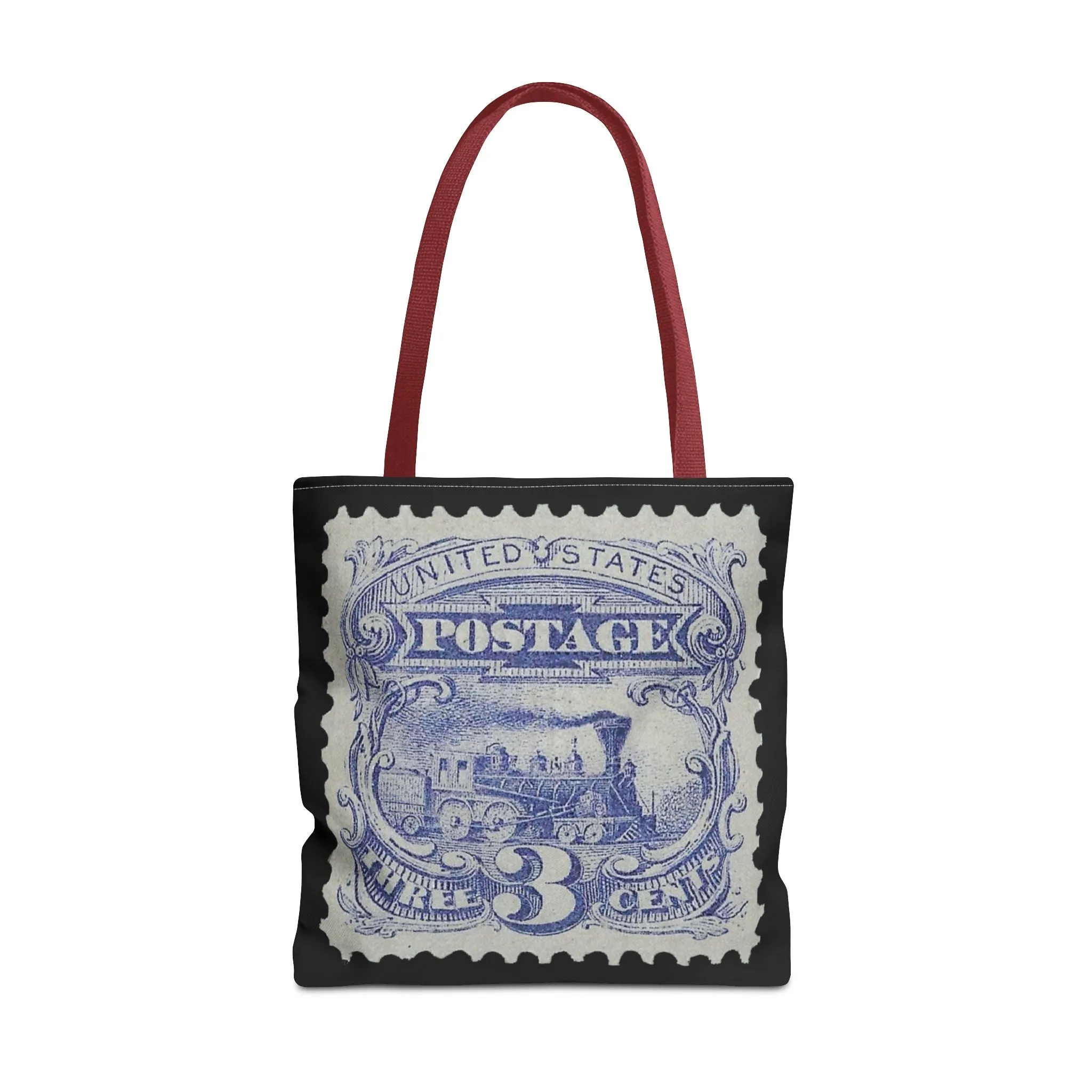 1869 TRAIN 3 CENT STAMP Tote Bag