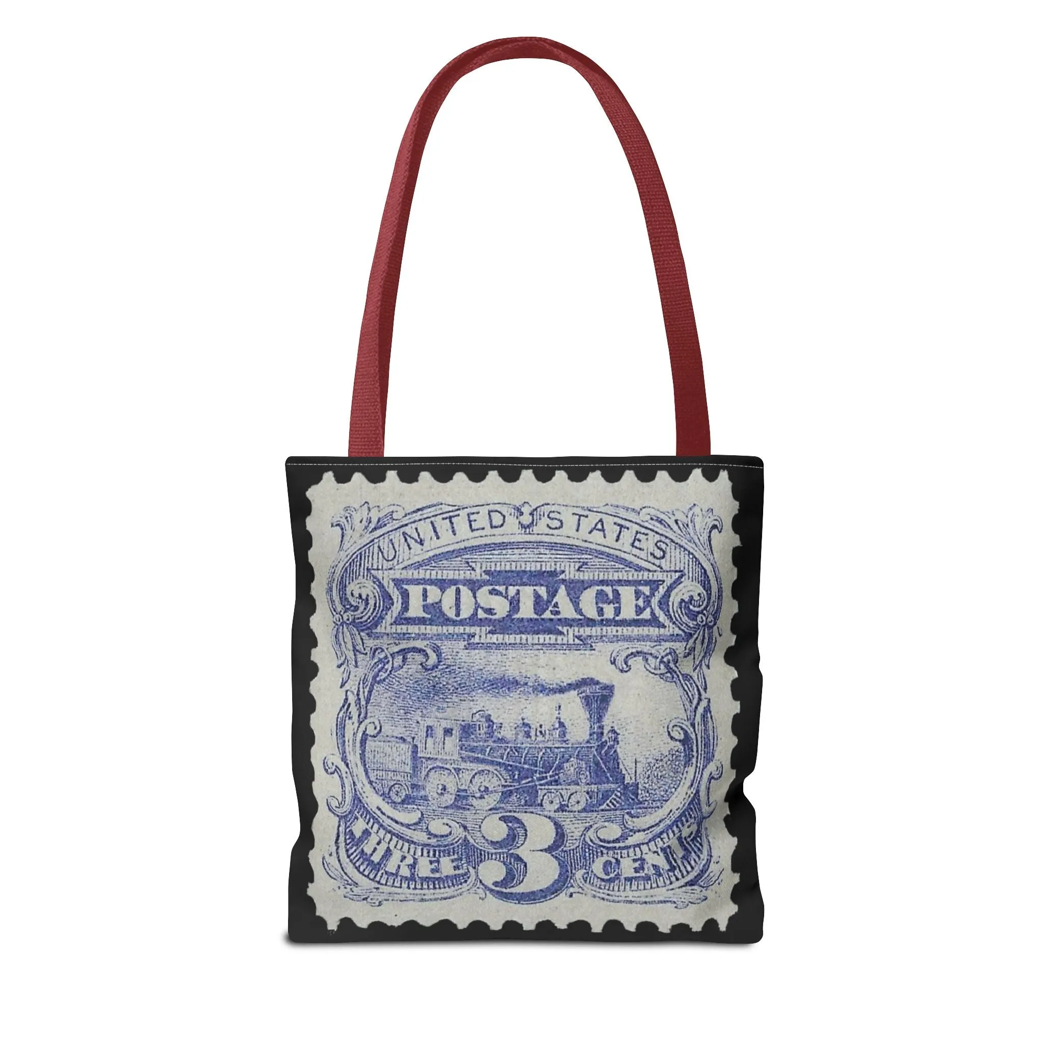 1869 TRAIN 3 CENT STAMP Tote Bag