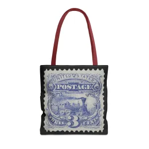 1869 TRAIN 3 CENT STAMP Tote Bag