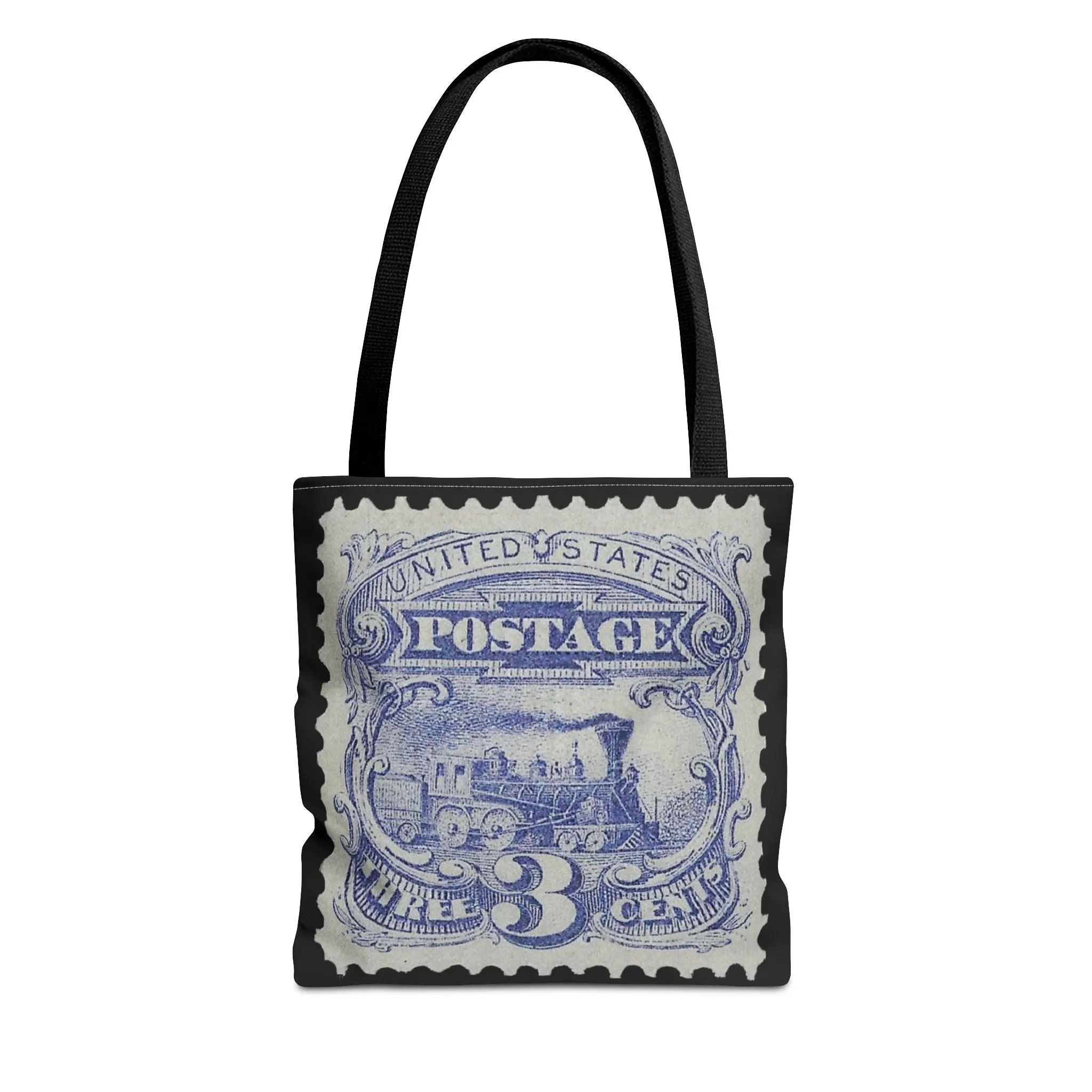 1869 TRAIN 3 CENT STAMP Tote Bag
