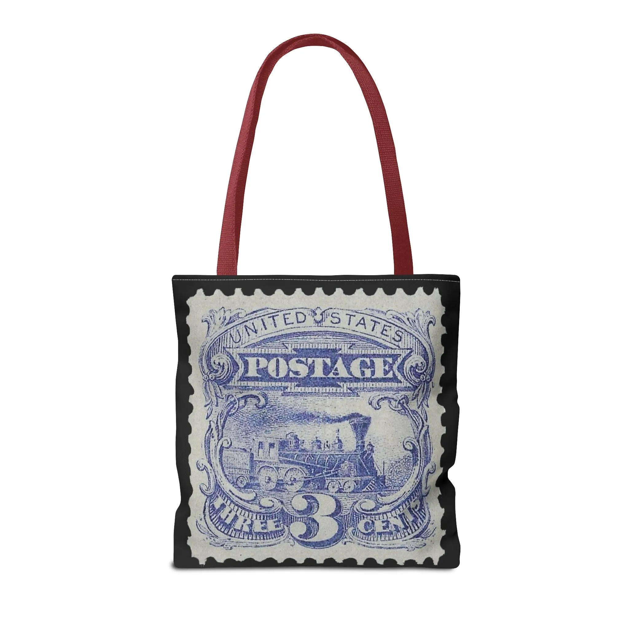 1869 TRAIN 3 CENT STAMP Tote Bag