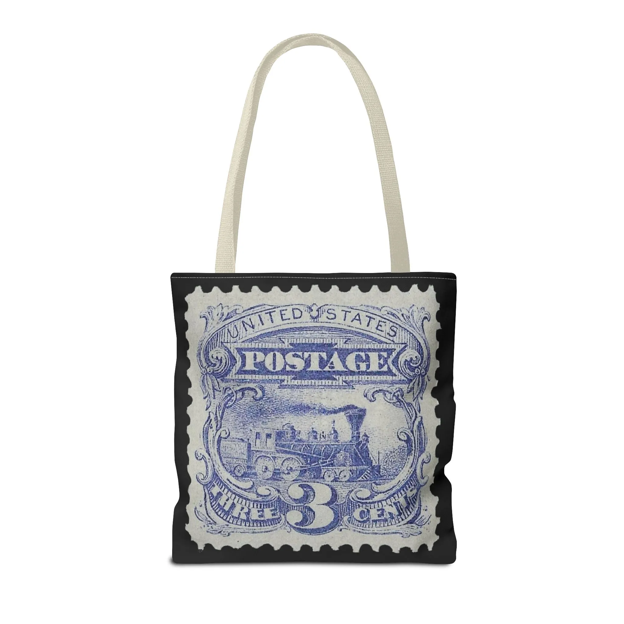 1869 TRAIN 3 CENT STAMP Tote Bag