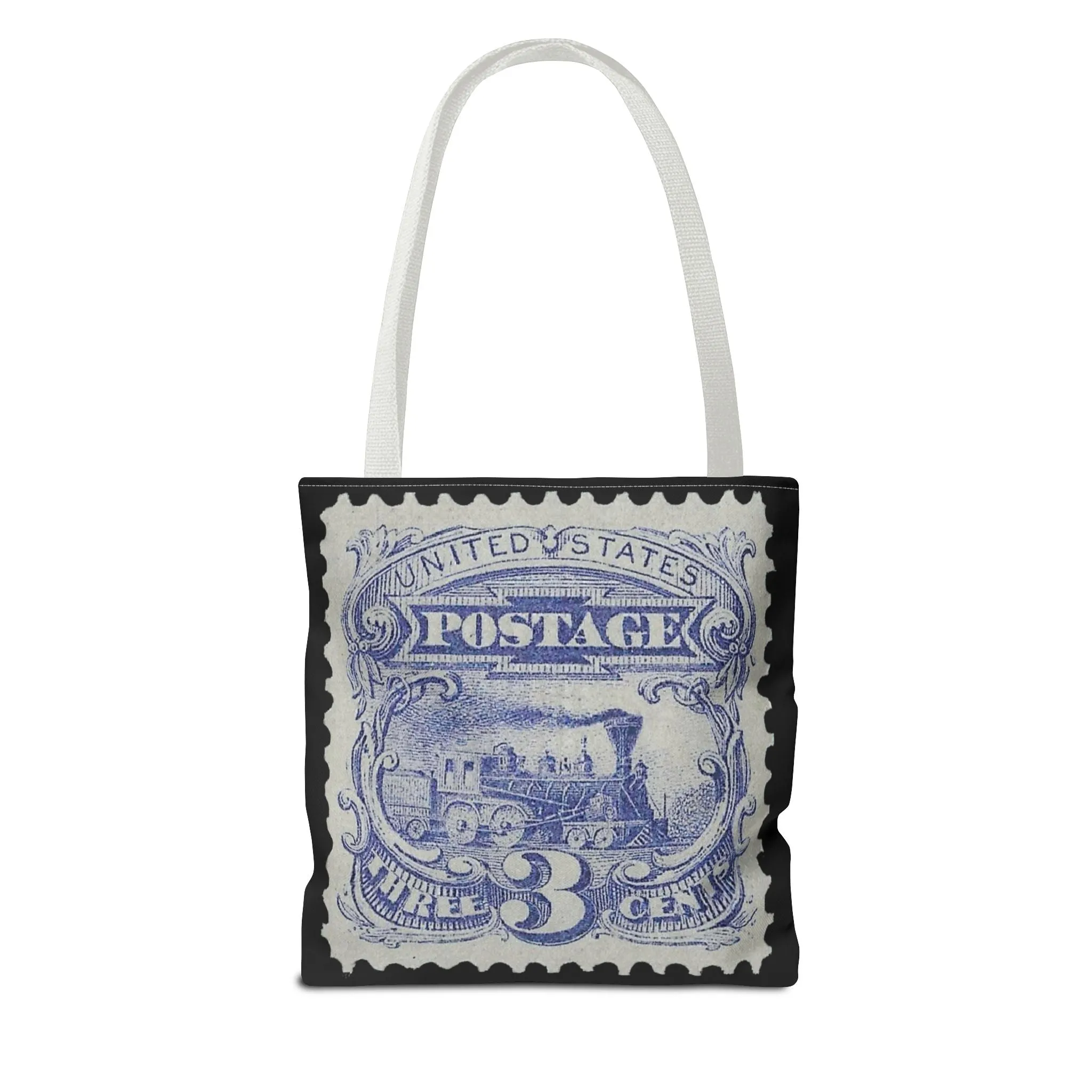 1869 TRAIN 3 CENT STAMP Tote Bag