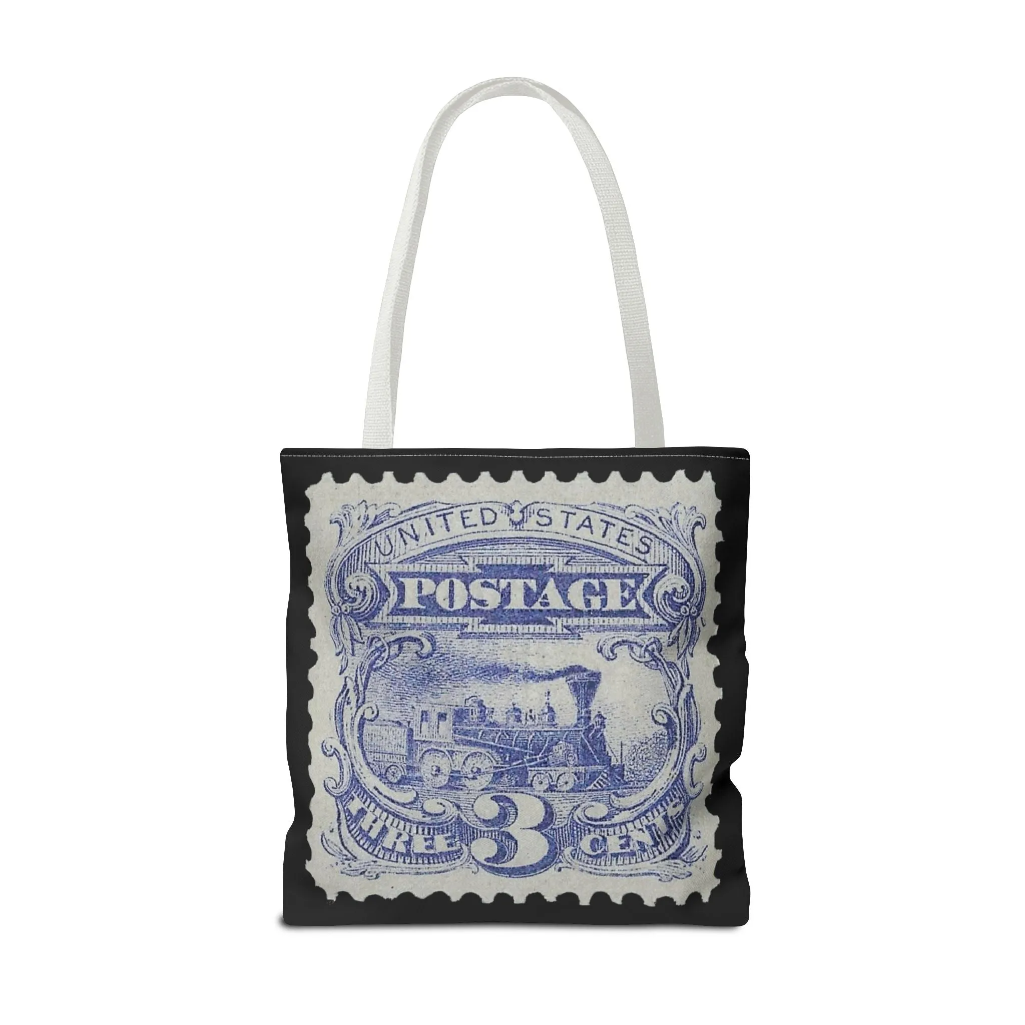 1869 TRAIN 3 CENT STAMP Tote Bag