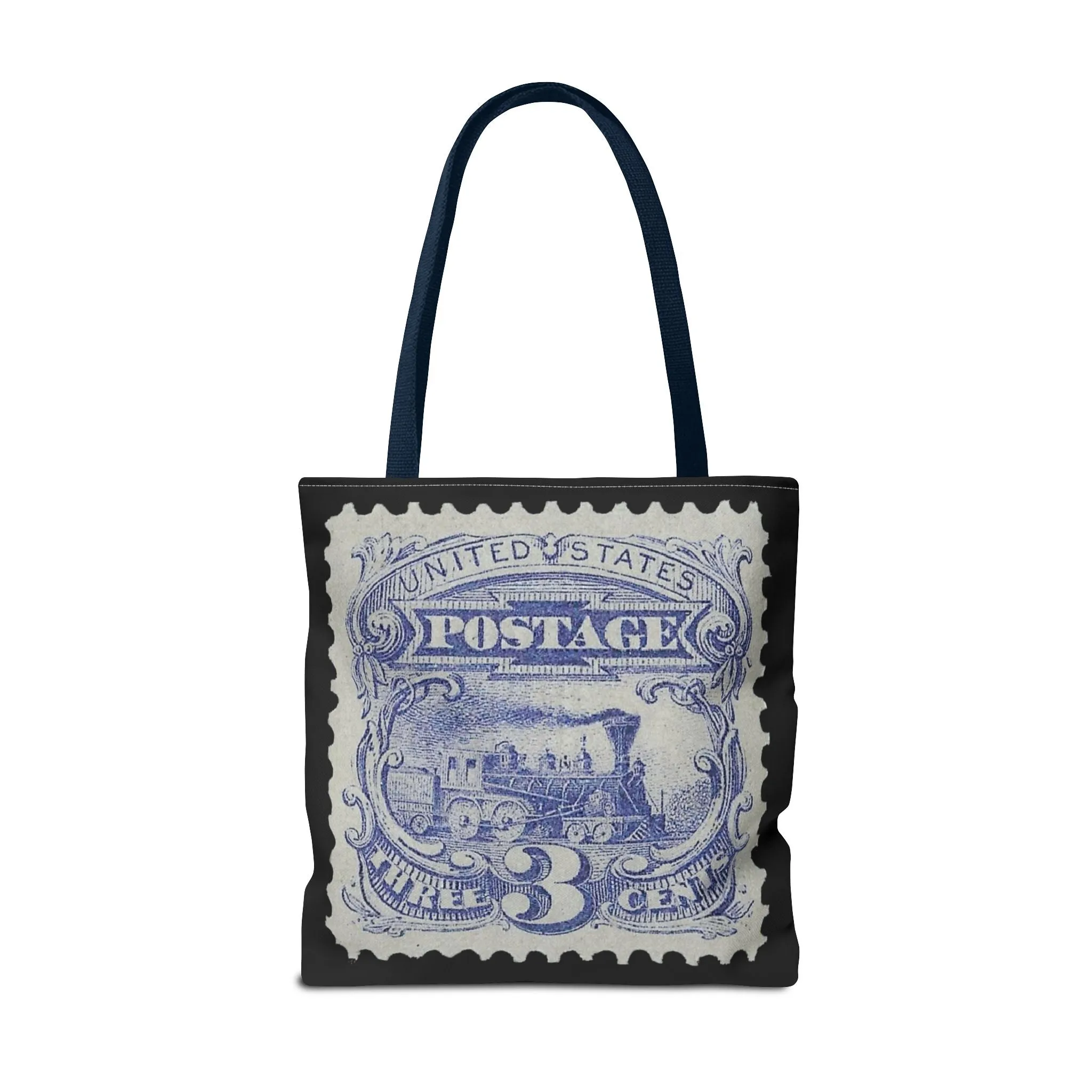 1869 TRAIN 3 CENT STAMP Tote Bag
