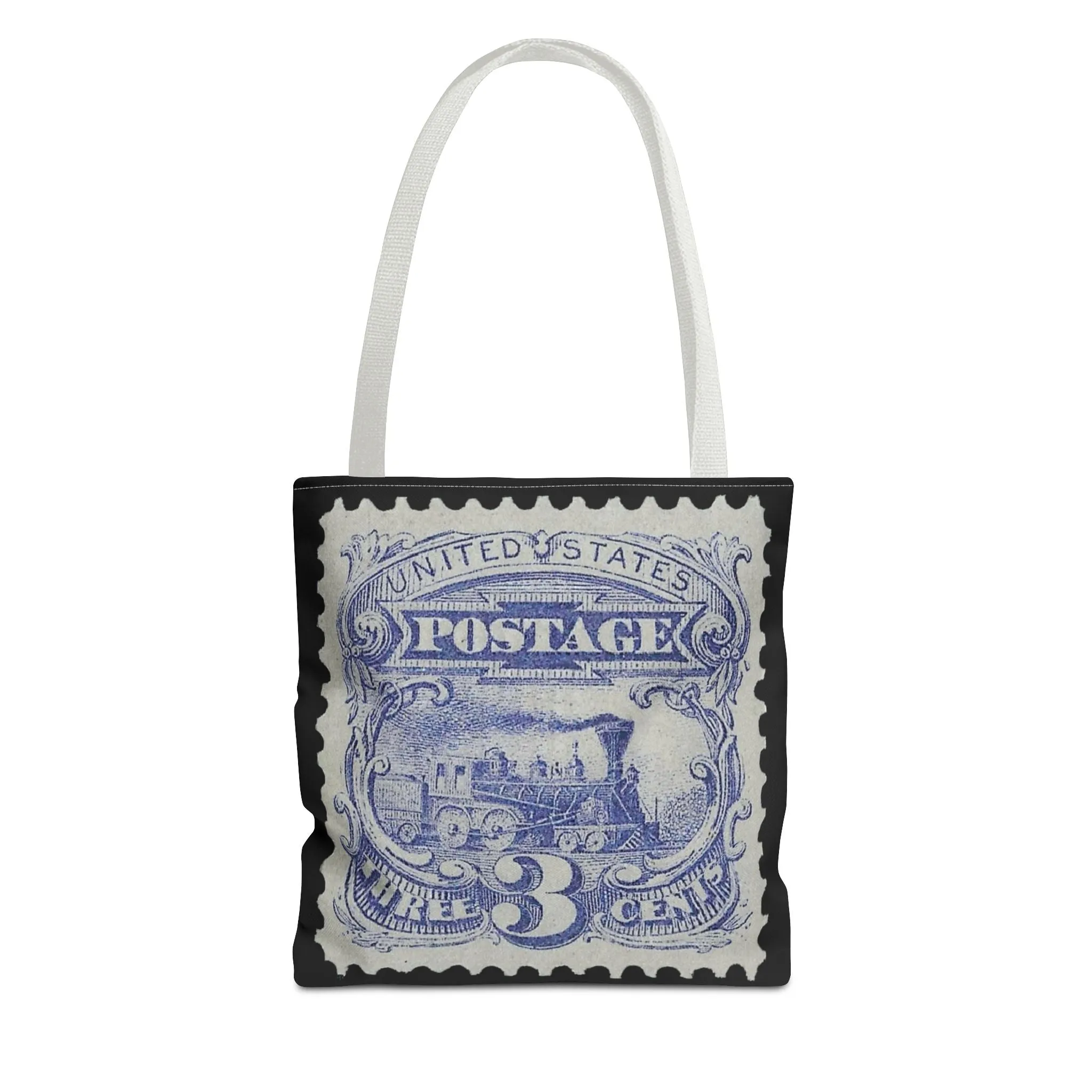 1869 TRAIN 3 CENT STAMP Tote Bag