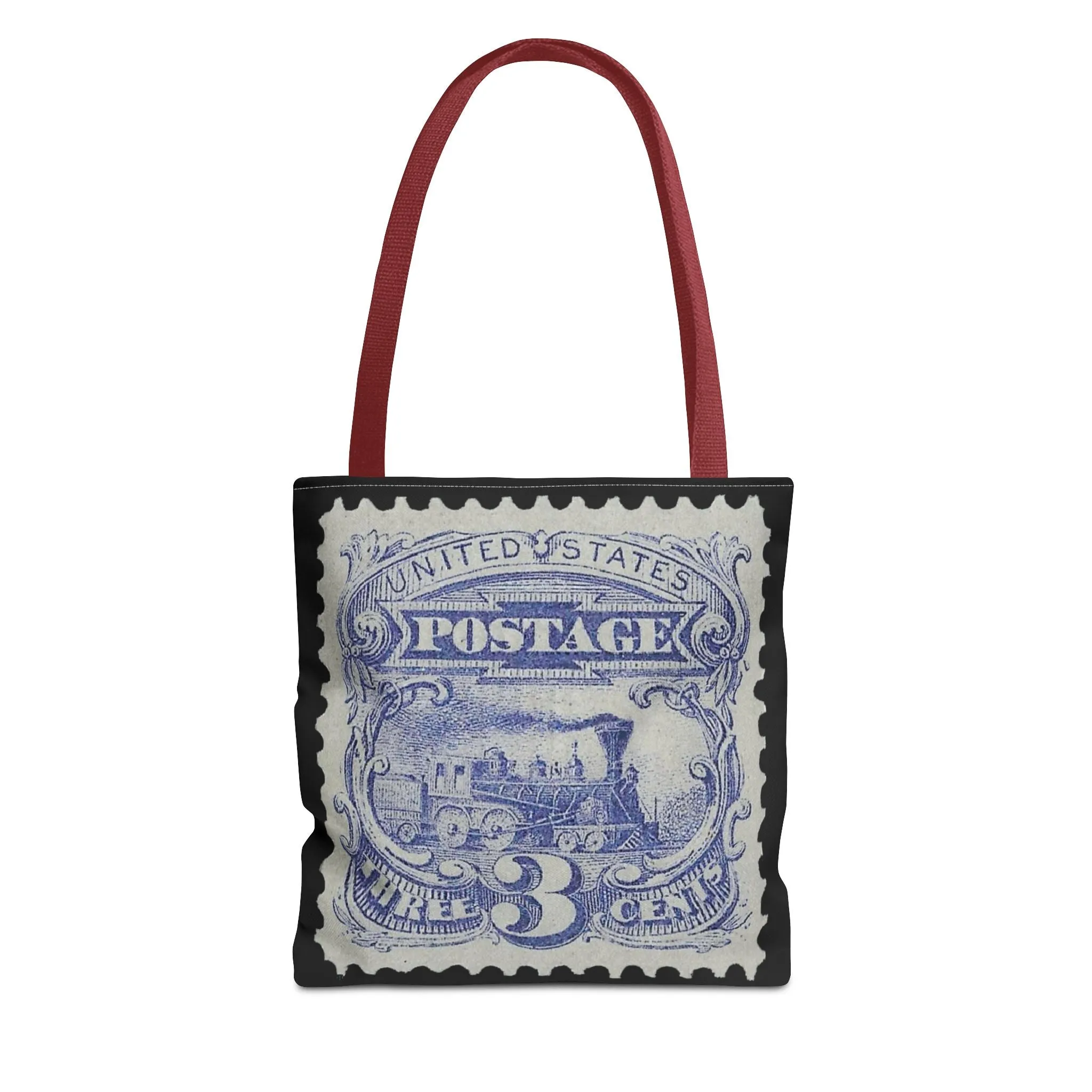 1869 TRAIN 3 CENT STAMP Tote Bag