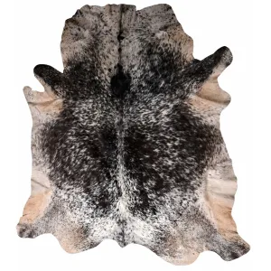 208-5 Cow Skin Hair on Hide 100% Pure Cow Hide Large Decorative/Carpet/Rug/Wall Leather