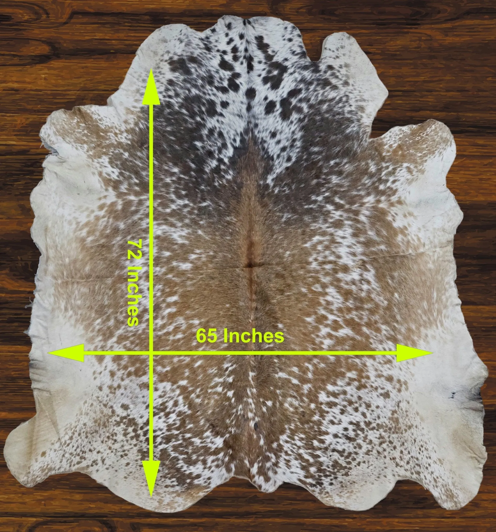 241-35 Cow Skin Hair on Hide 100% Pure Cow Hide Large Decorative/Carpet/Rug/Wall Leather