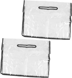 2pcs Clear Tote Protector for Outdoor Travel Hiking Cycling Durable Rainproof Shield for Handbags and Purses
