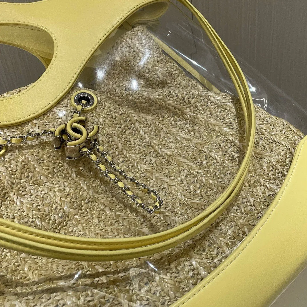31 Bag Big-ticket savings Yellow Leather PVC Large Chanel Shipping updates Shopping