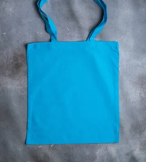 5oz Dyed Cotton Bag - Light Blue - 380x420mm