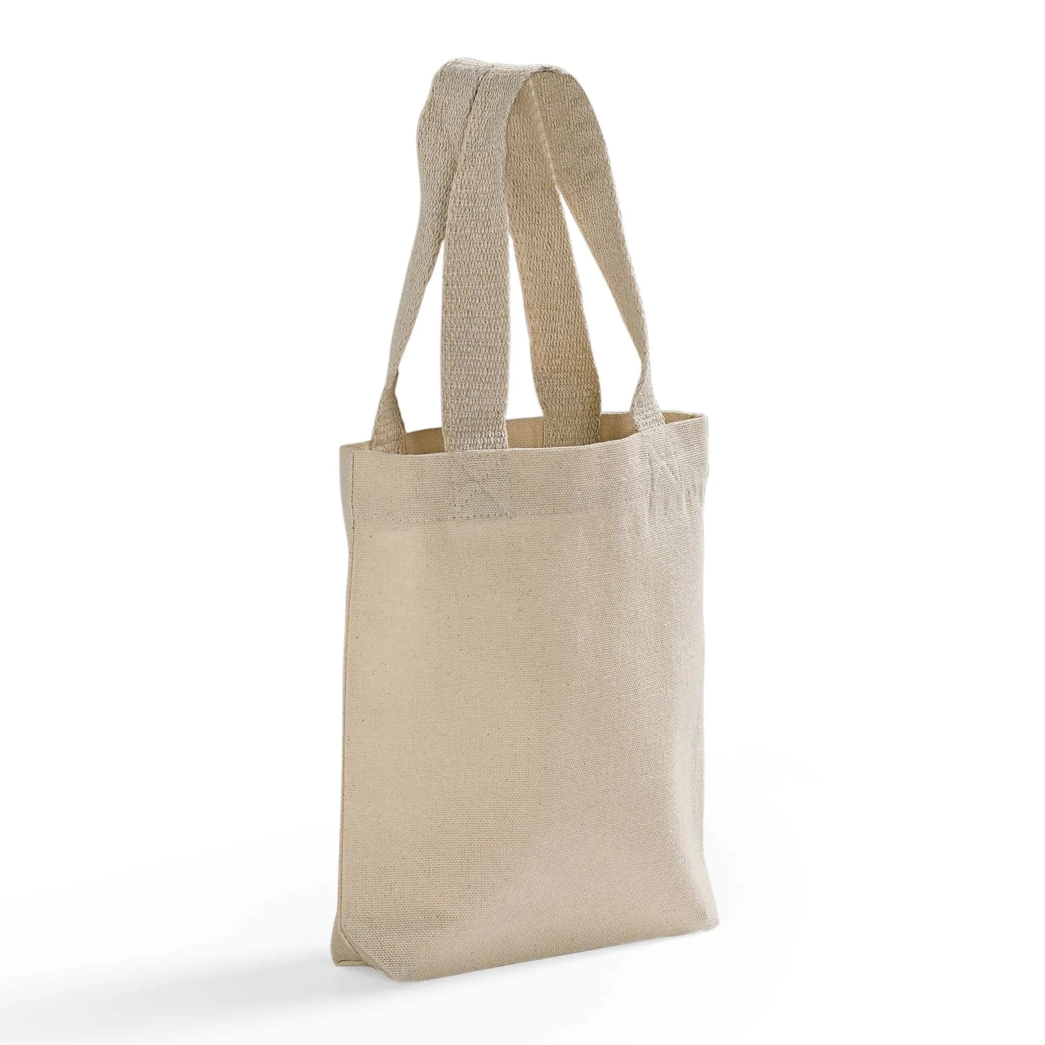 8 in Mini Cotton Canvas Gift Tote Bags - TC208