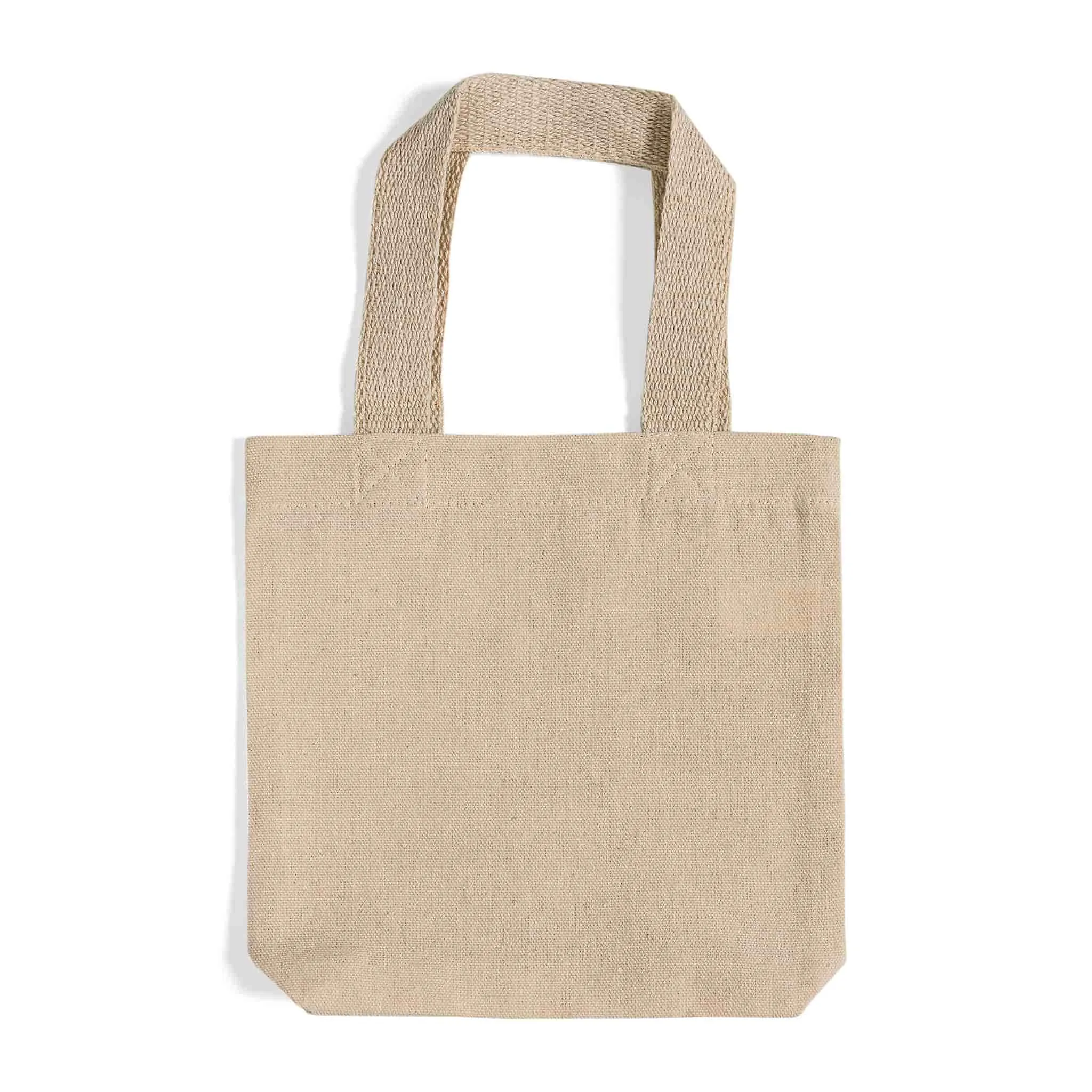 8 in Mini Cotton Canvas Gift Tote Bags - TC208