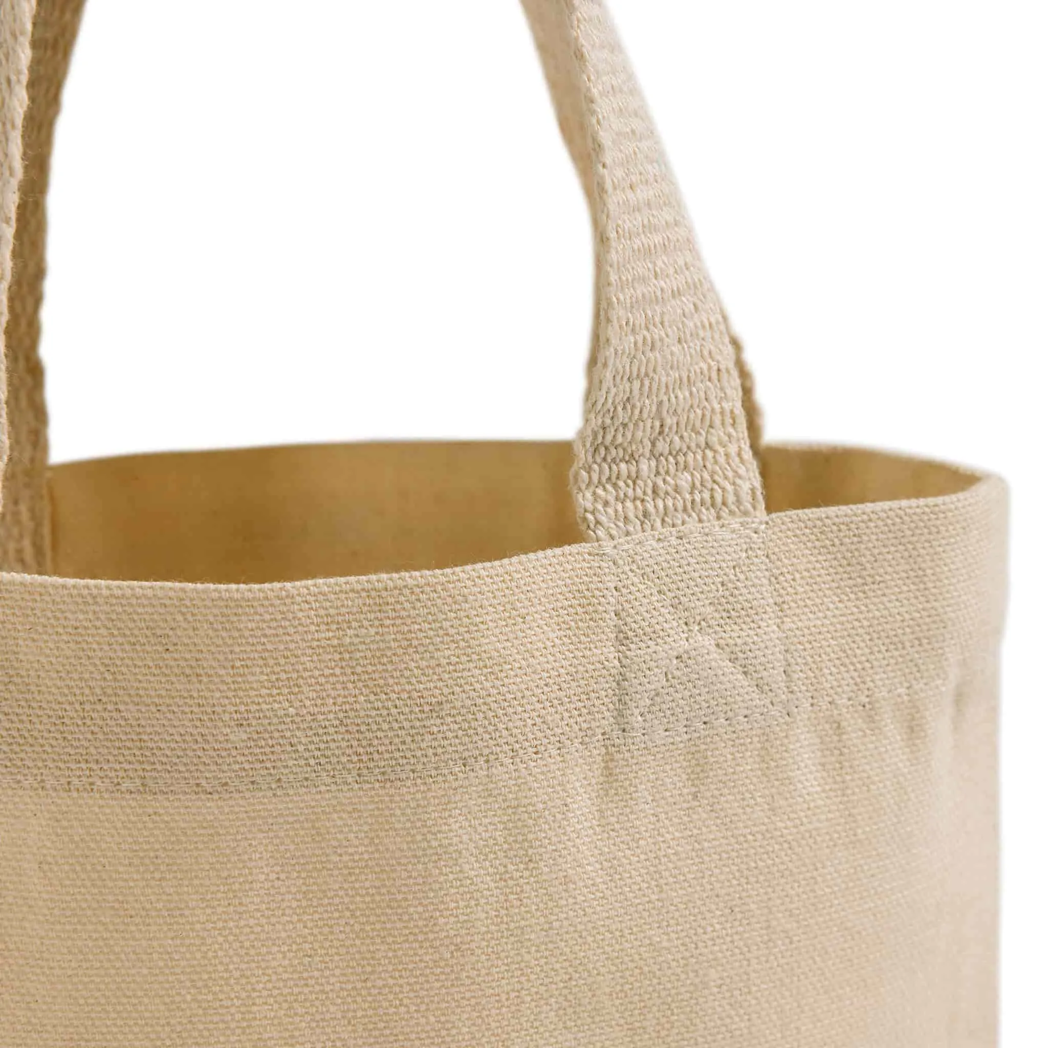 8 in Mini Cotton Canvas Gift Tote Bags - TC208