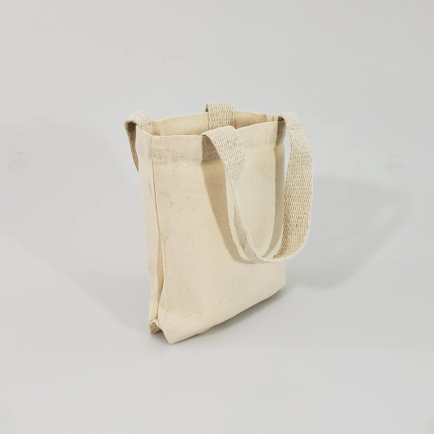 8 in Mini Cotton Canvas Gift Tote Bags - TC208