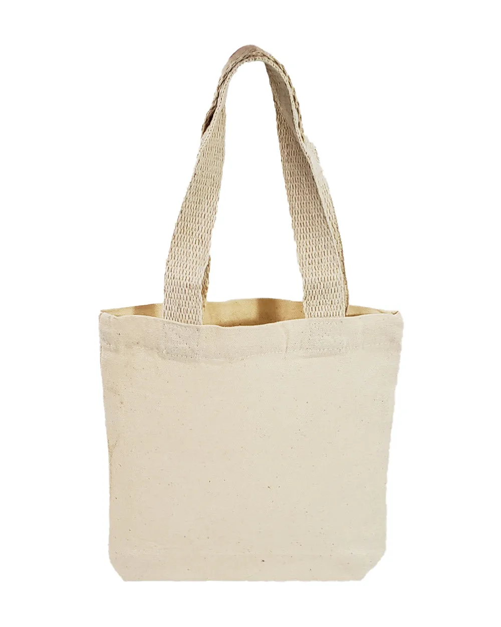 8 in Mini Cotton Canvas Gift Tote Bags - TC208
