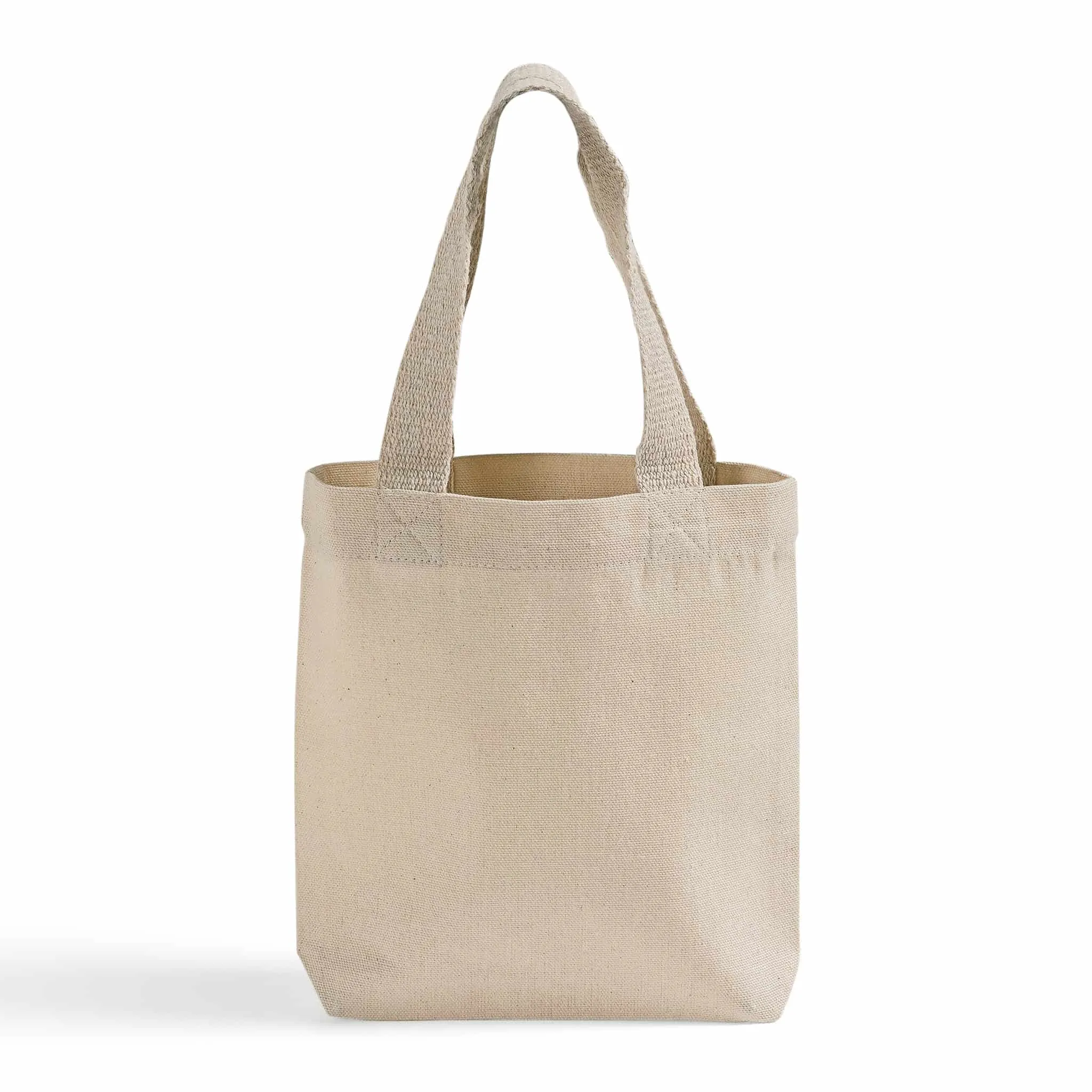 8 in Mini Cotton Canvas Gift Tote Bags - TC208