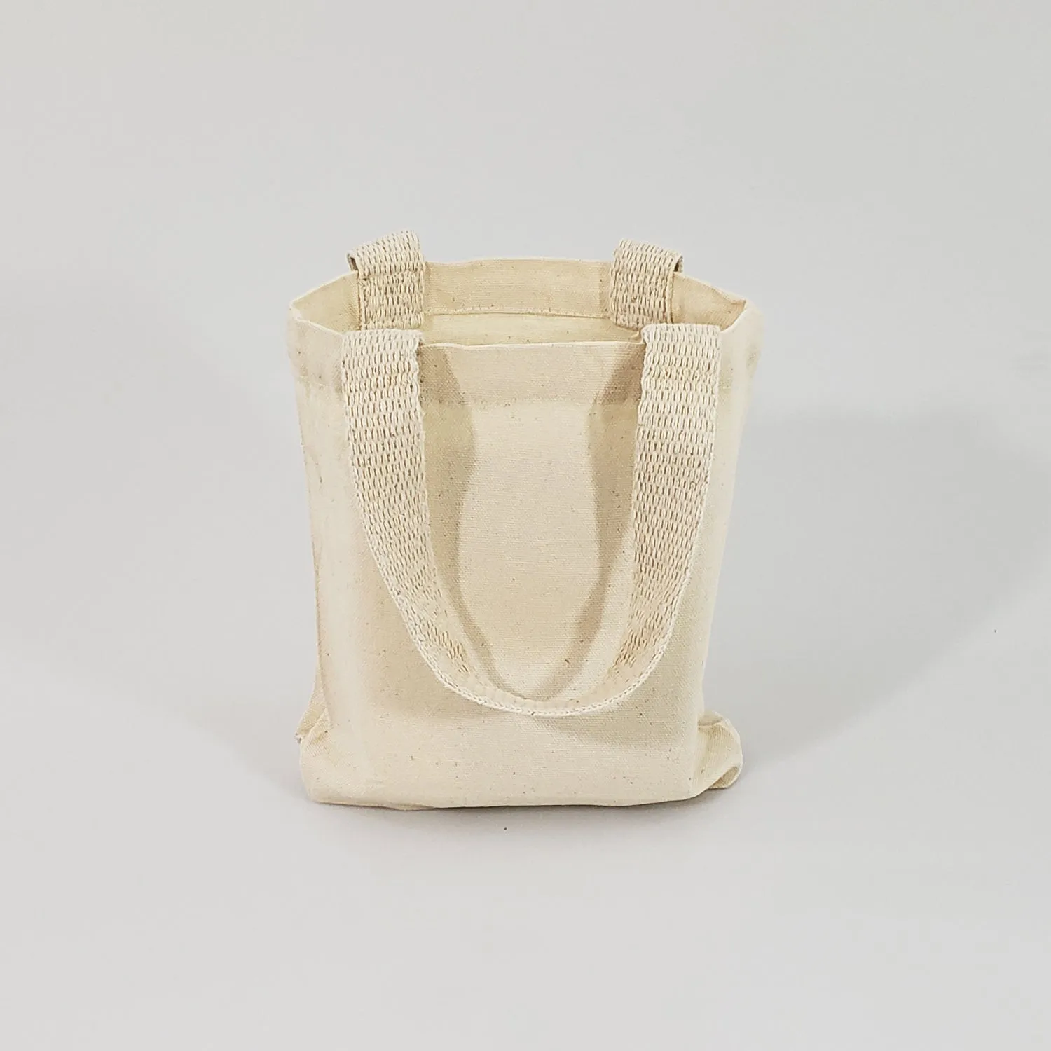 8 in Mini Cotton Canvas Gift Tote Bags - TC208