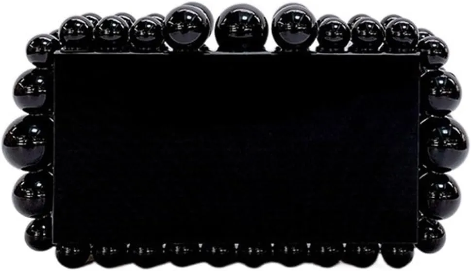 Acrylic Evening Clutch Bag for Women Glitter Marble Purse Handbag for Wedding Cocktail Party Prom