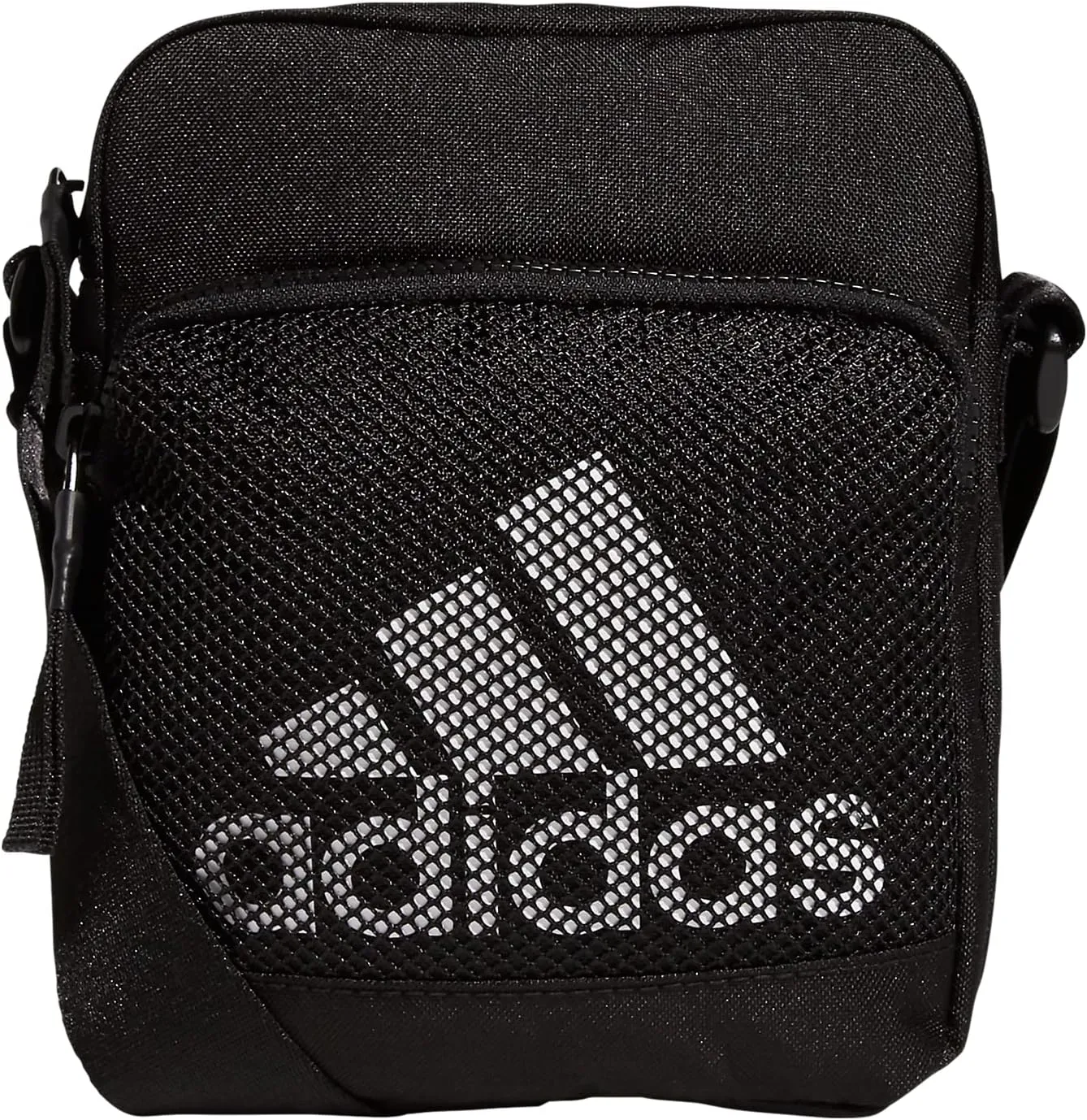 adidas Amplifier Festival Crossbody Bag, Black/White, One Size