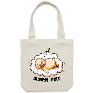 Always Tired, Duckling - Canvas Tote Bag