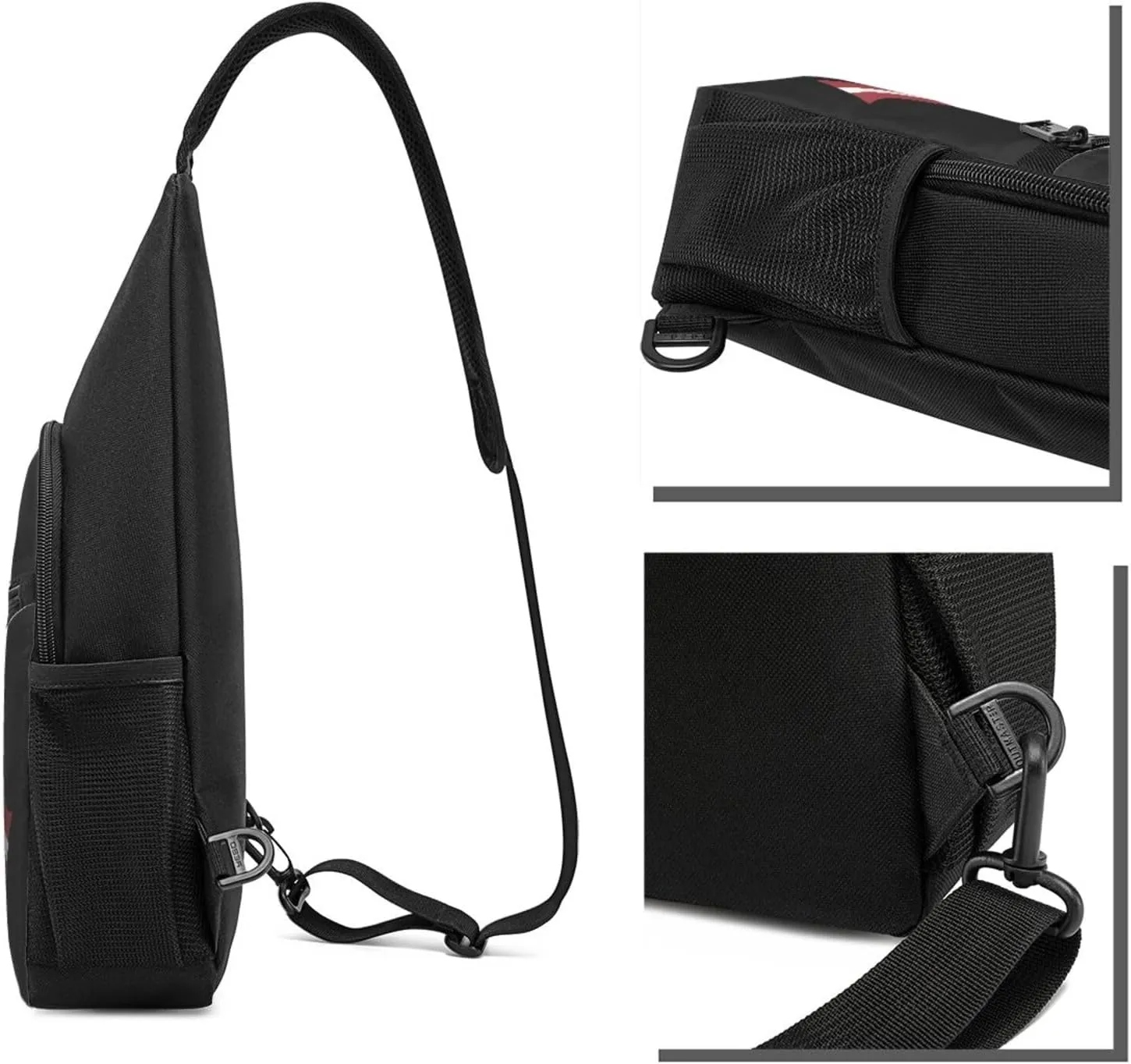American And Latvia Flag Chest Pack Leisure Shoulder Crossbody Chest Bag
