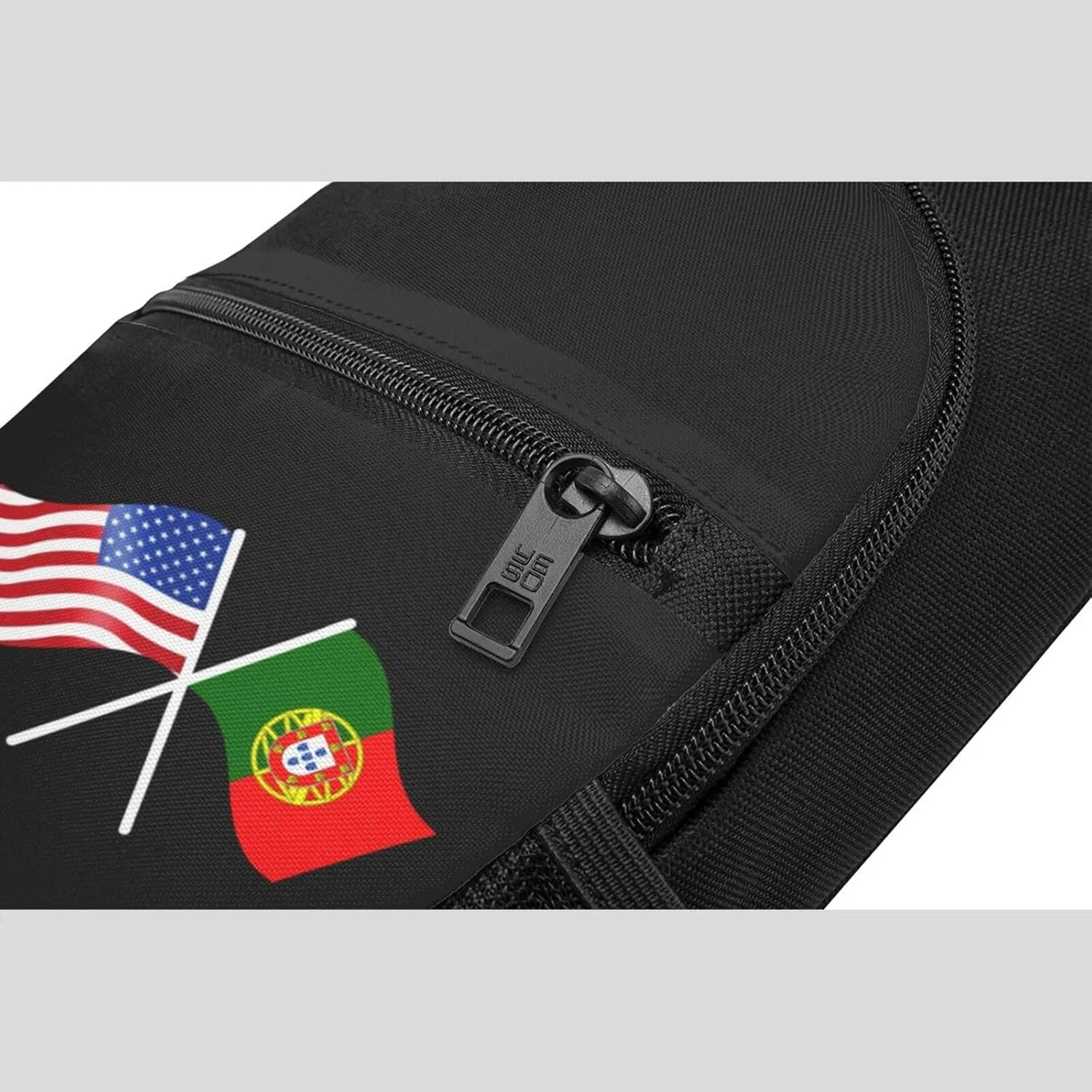American And Portugal Flag Chest Pack Leisure Shoulder Crossbody Chest Bag