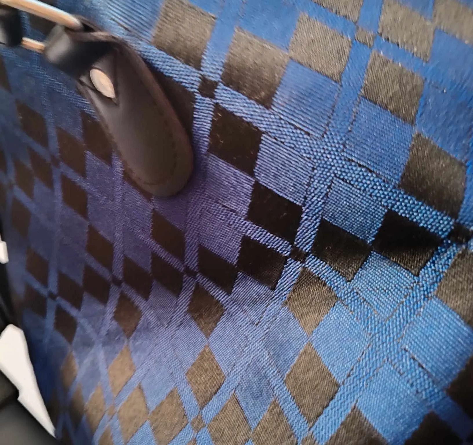 American Flyer Blue and Black Carry-on Bag