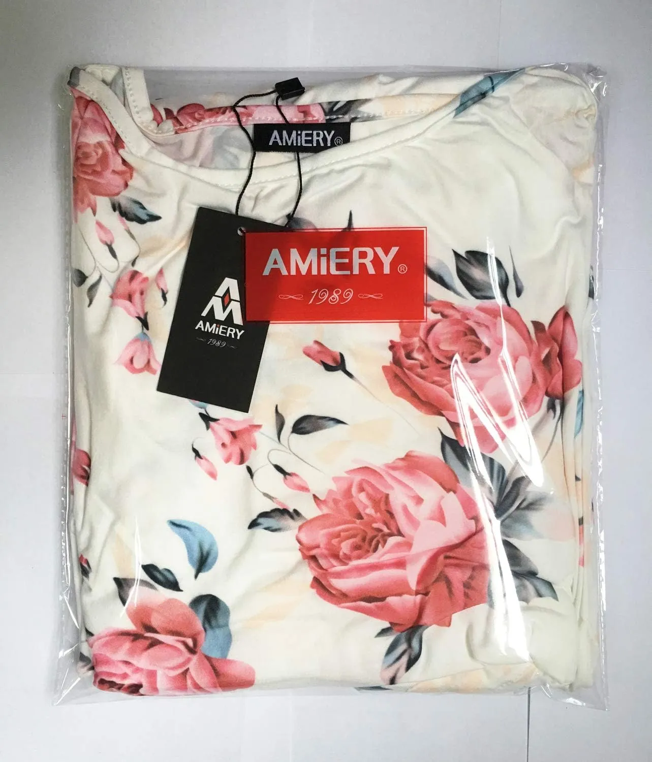 AMiERY Women's Floral Printed Jumpsuits Solid Rompers Casual Comfy Striped Jumpsuit with Pockets
