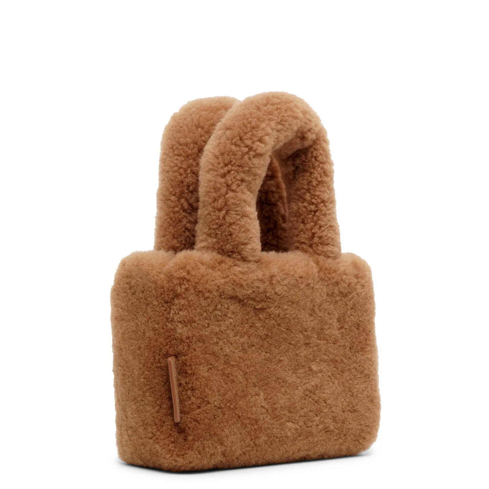 Amini Giuly brown shearling bag