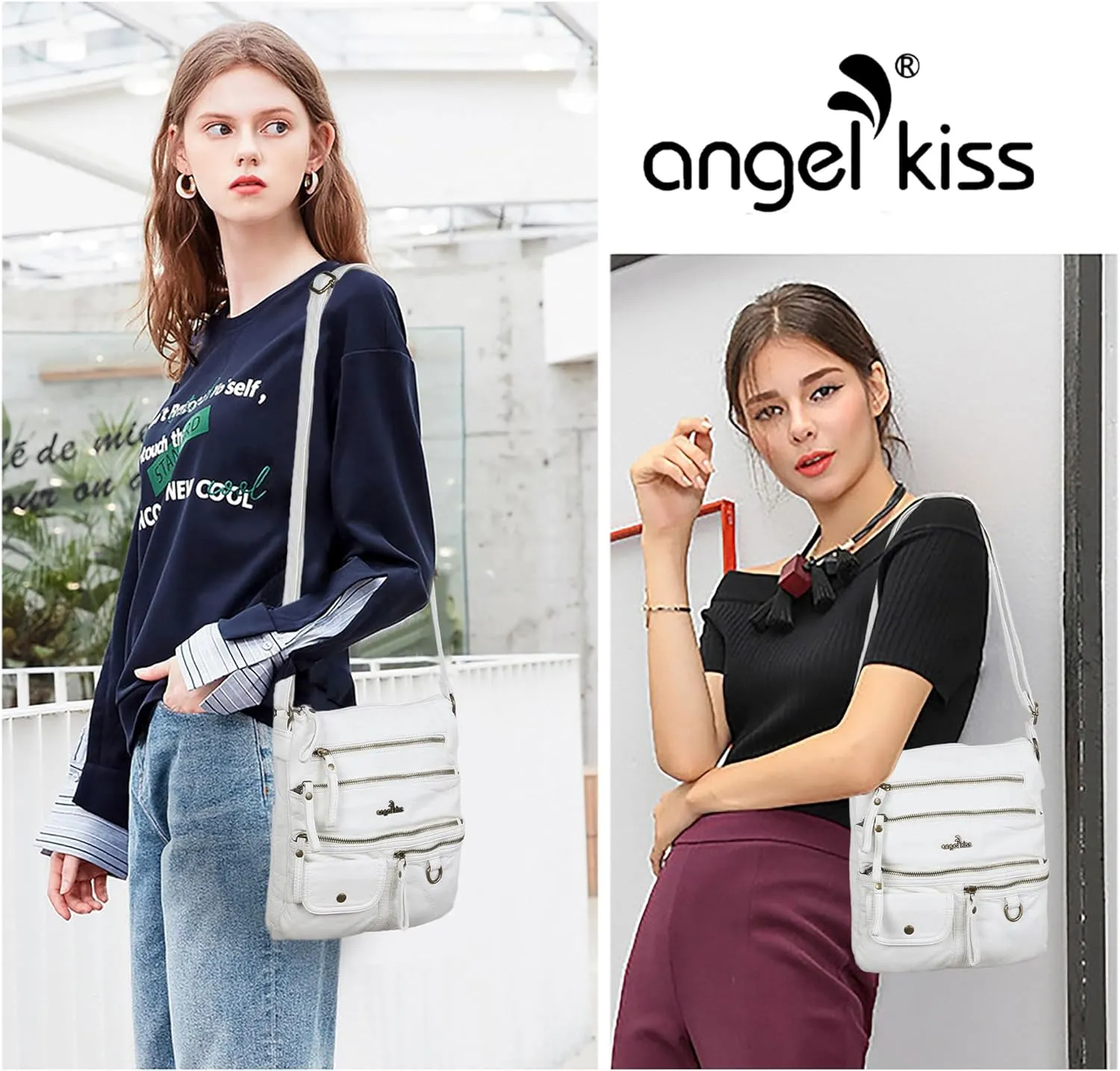Angel Kiss Small Shoulder Bag for Women Crossbody Purses and Handbags Multi Pockets Hobo Bags