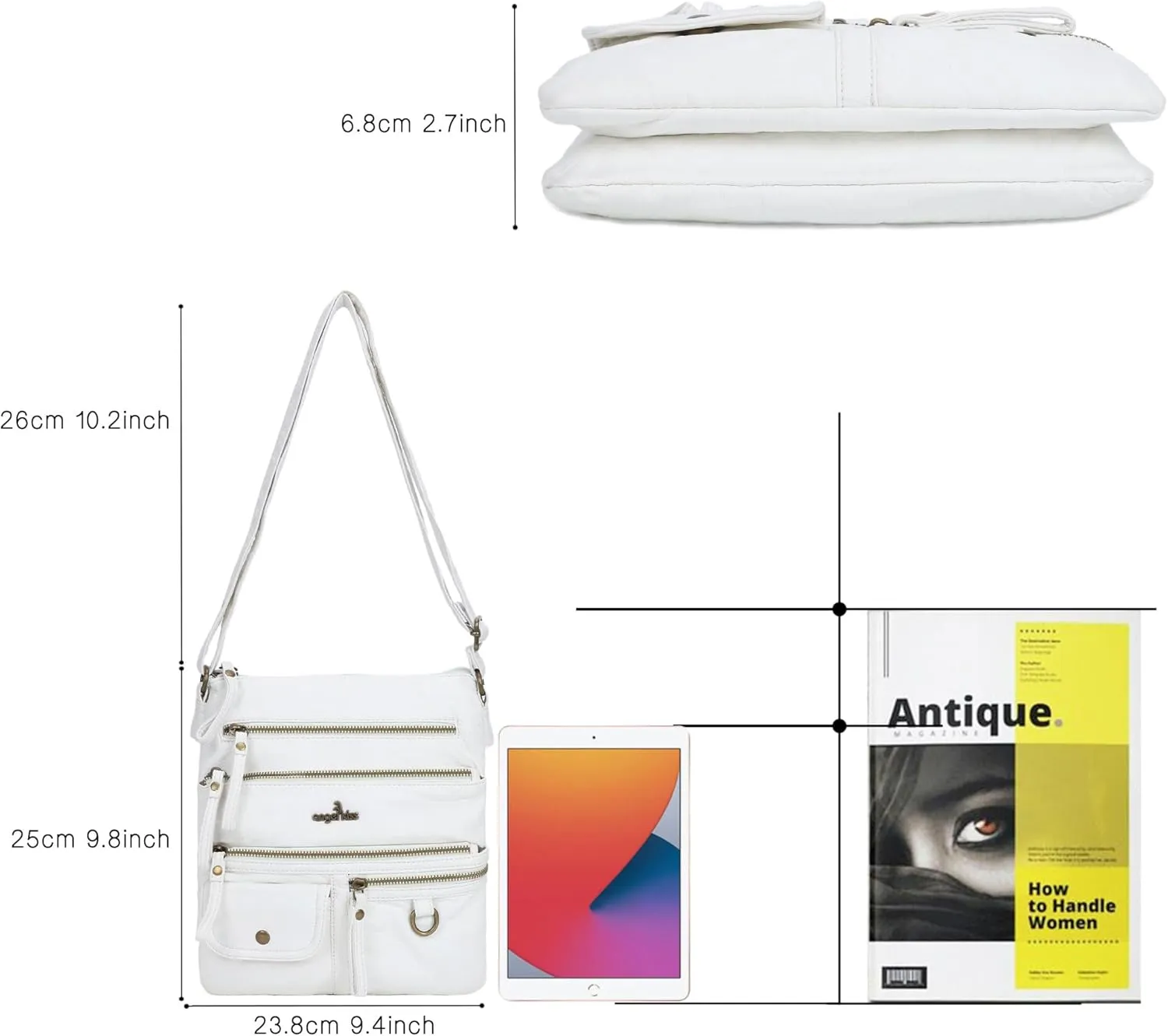 Angel Kiss Small Shoulder Bag for Women Crossbody Purses and Handbags Multi Pockets Hobo Bags