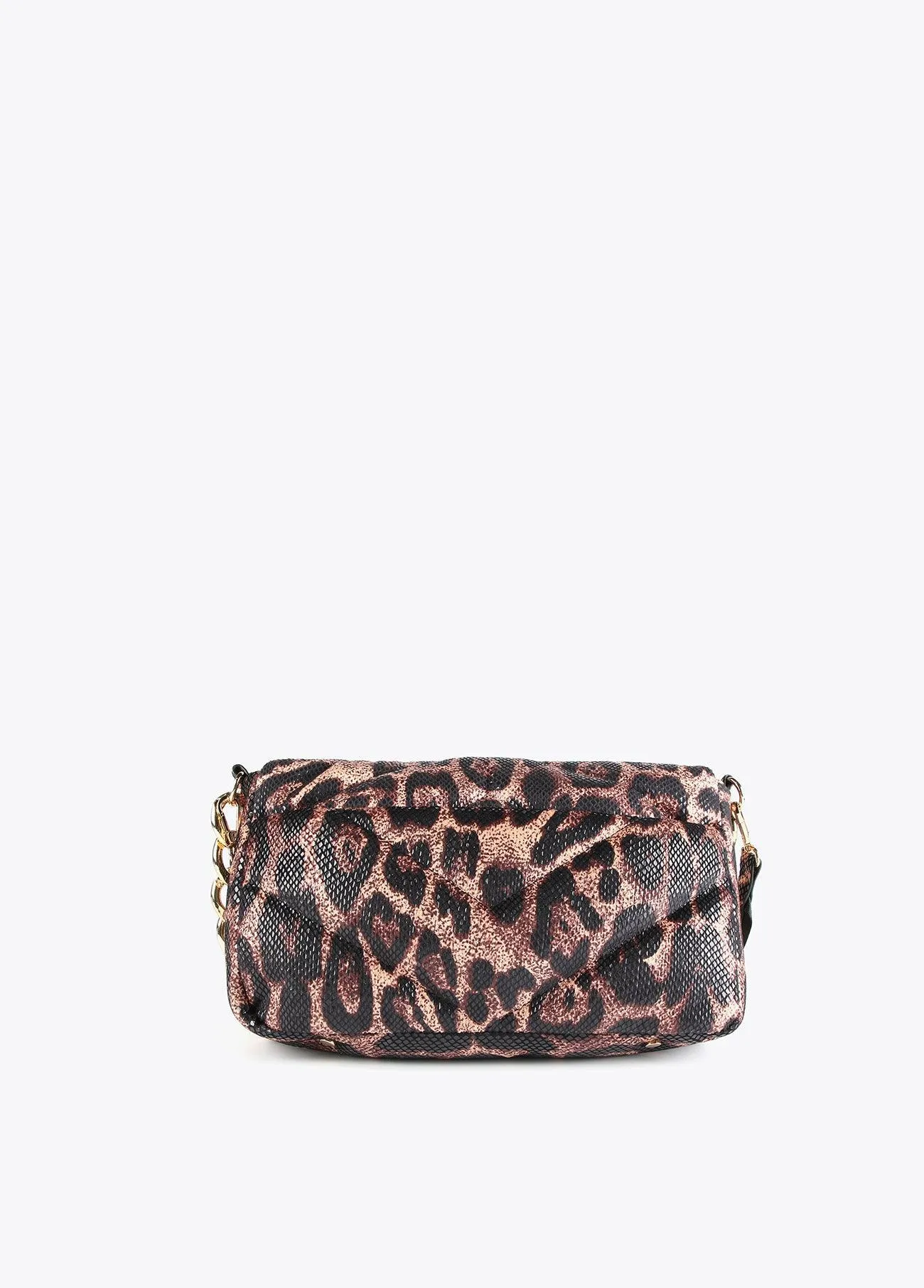 Animal print crossbody bag