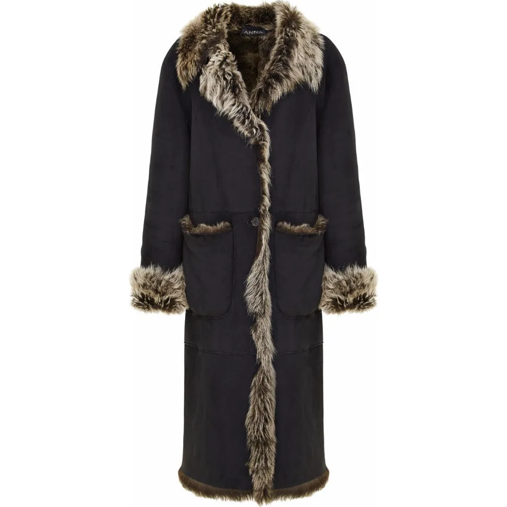 Anna shearling coat Size M