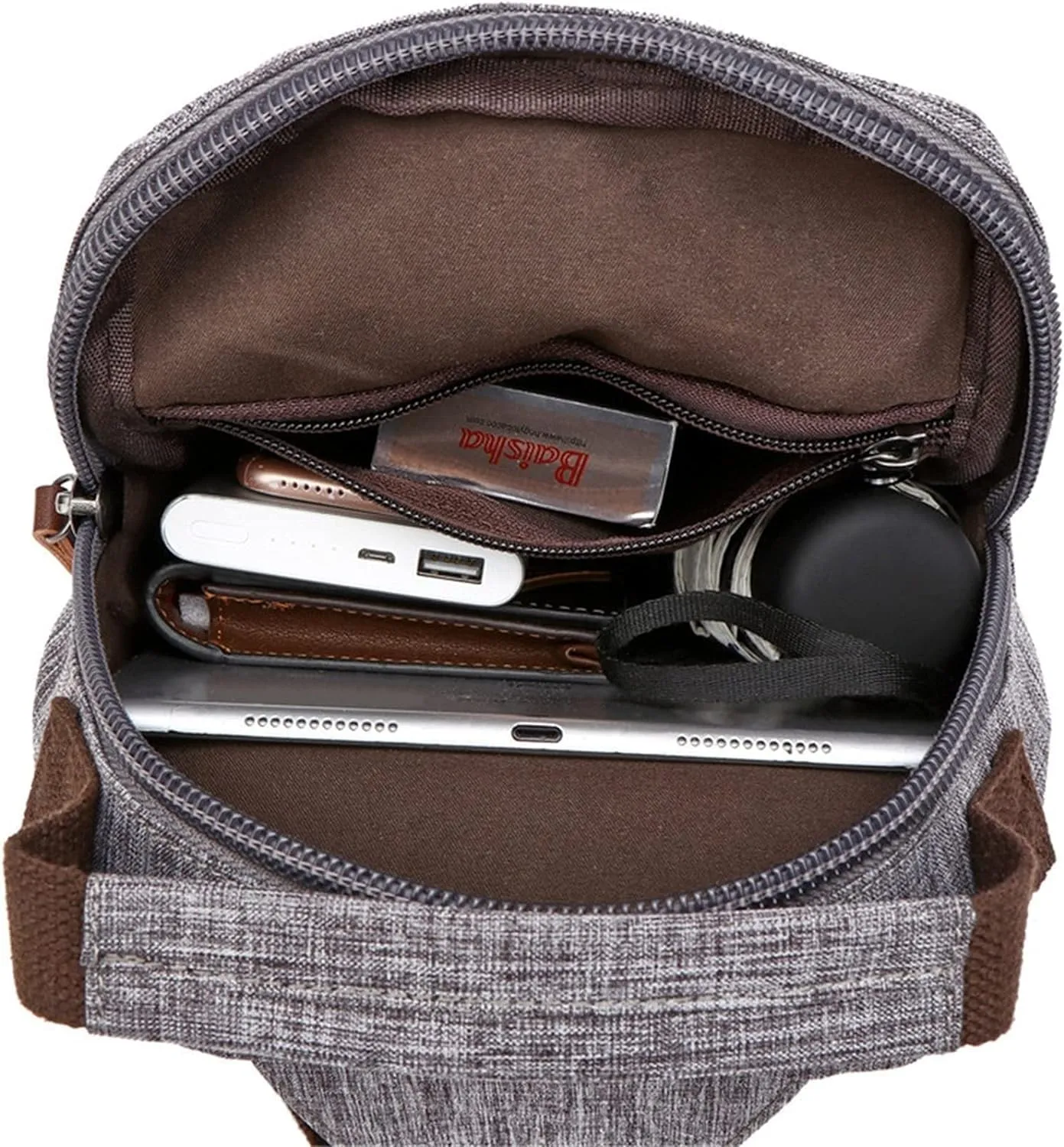 Anti Theft Lightweight Small Crossbody Daypack, Shoulder Chest Sling Backpack For Men Men Travel Sports Crossbody