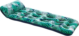 Aqua Comfort Pool Float Lounge – Inflatable Pool Floats for Adults with Headrest & Footrest – Multiple Colors