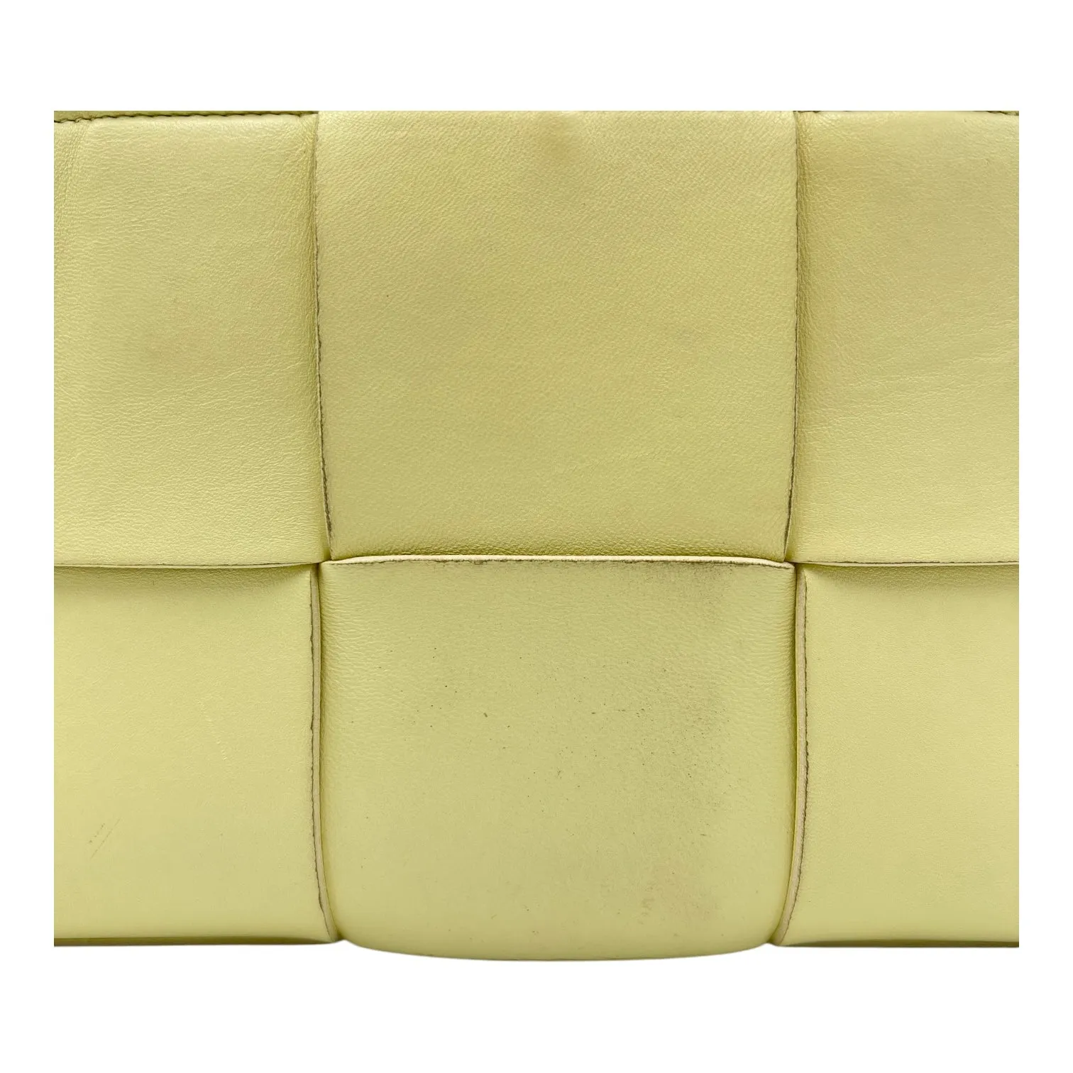Arco Yellow Tote Bag in Lambskin