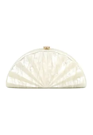 Ariel Clutch-Beige