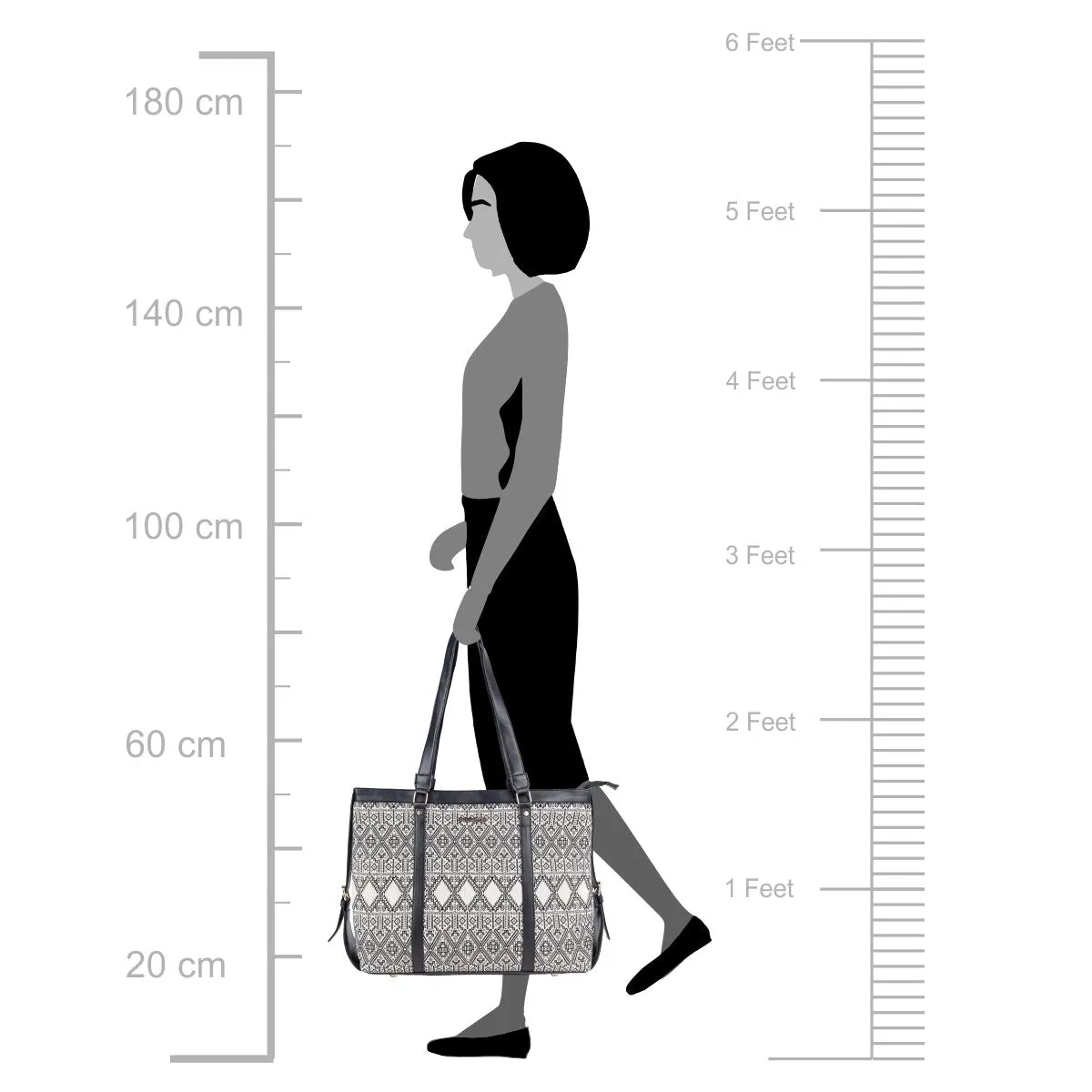 ASTRID Multi Color Tote Bags With PVC Handle