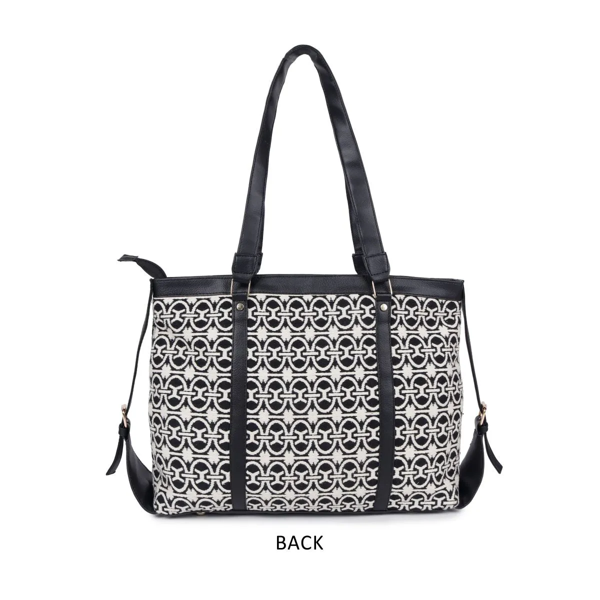 ASTRID Multi Color Tote Bags With PVC  Handle