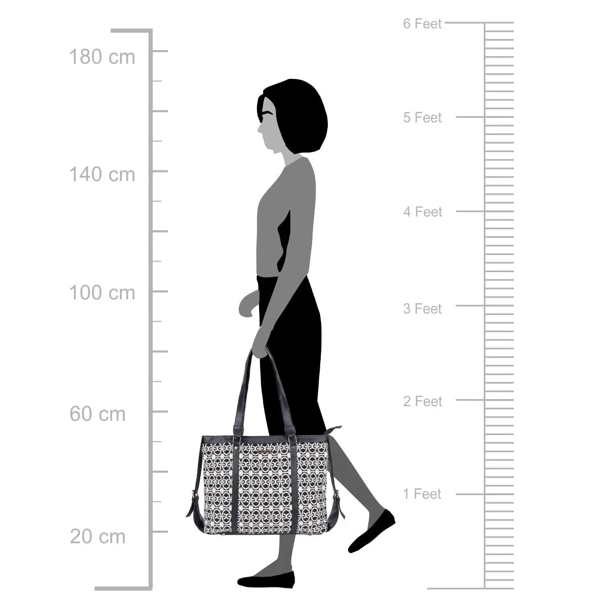 ASTRID Multi Color Tote Bags With PVC  Handle