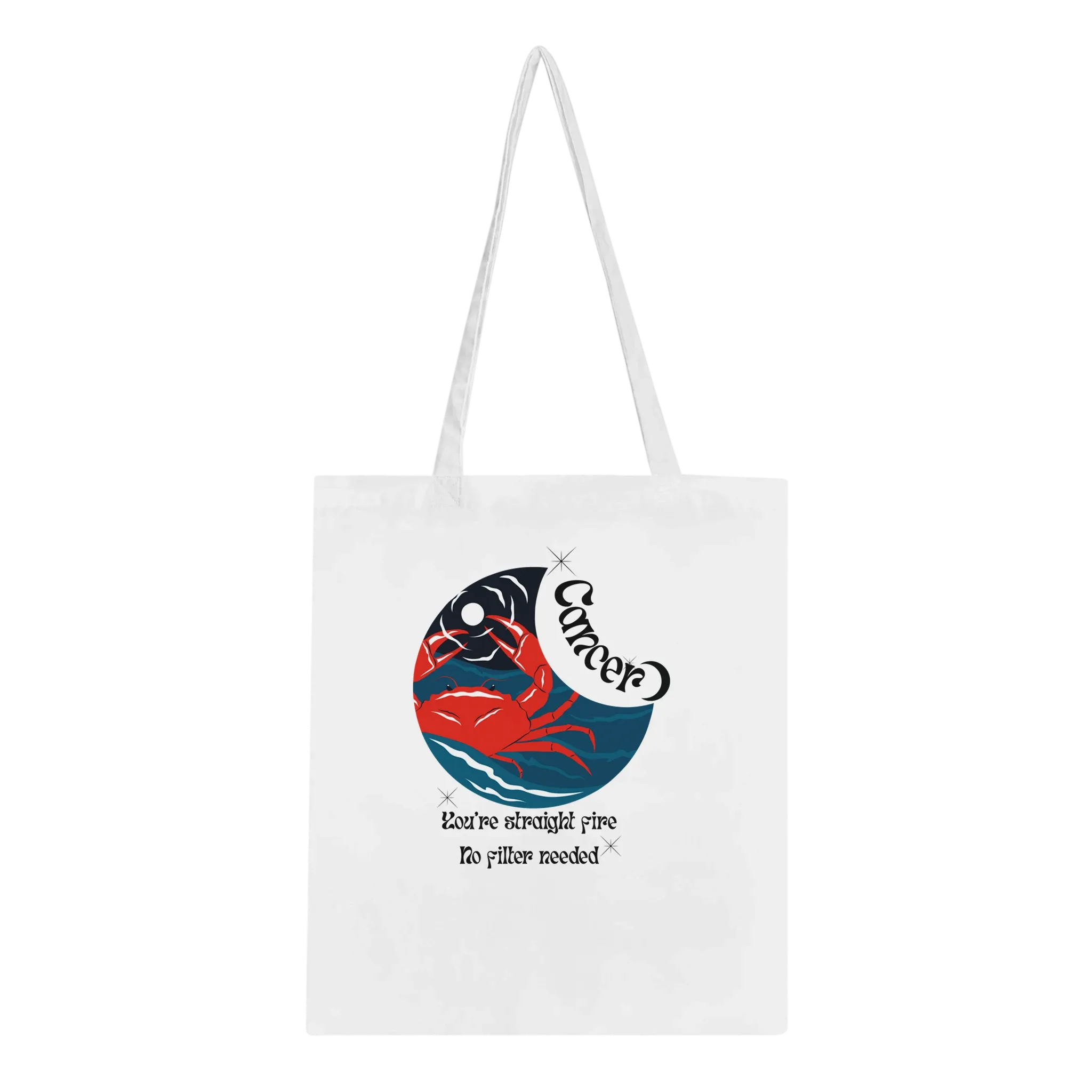 Astrology-Inspired Cotton Tote – Gift for Star Lovers