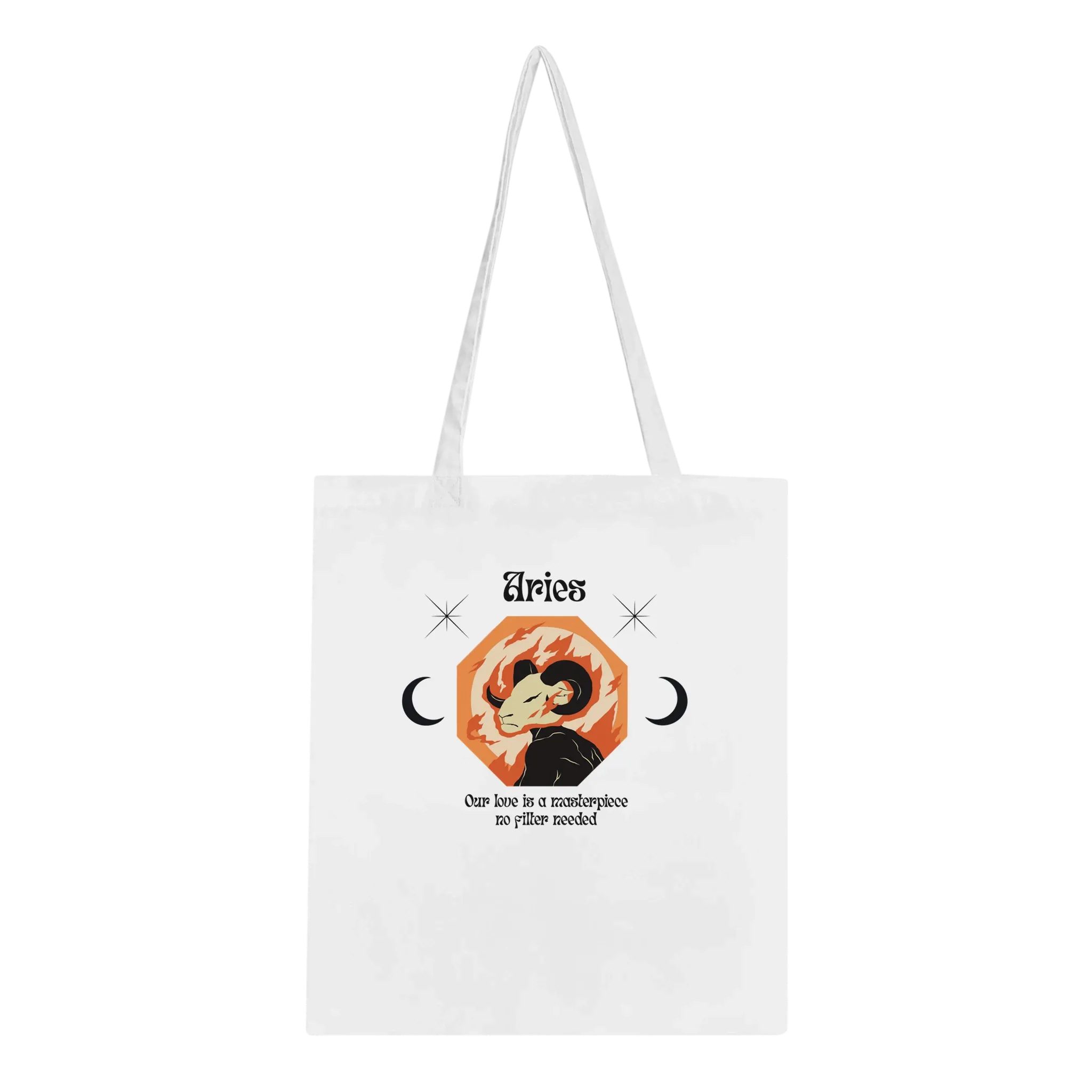 Astrology-Inspired Cotton Tote – Gift for Star Lovers