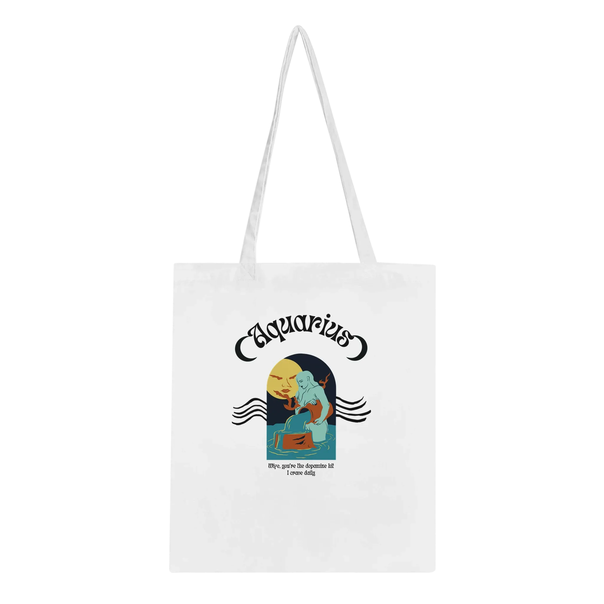Astrology-Inspired Cotton Tote – Gift for Star Lovers