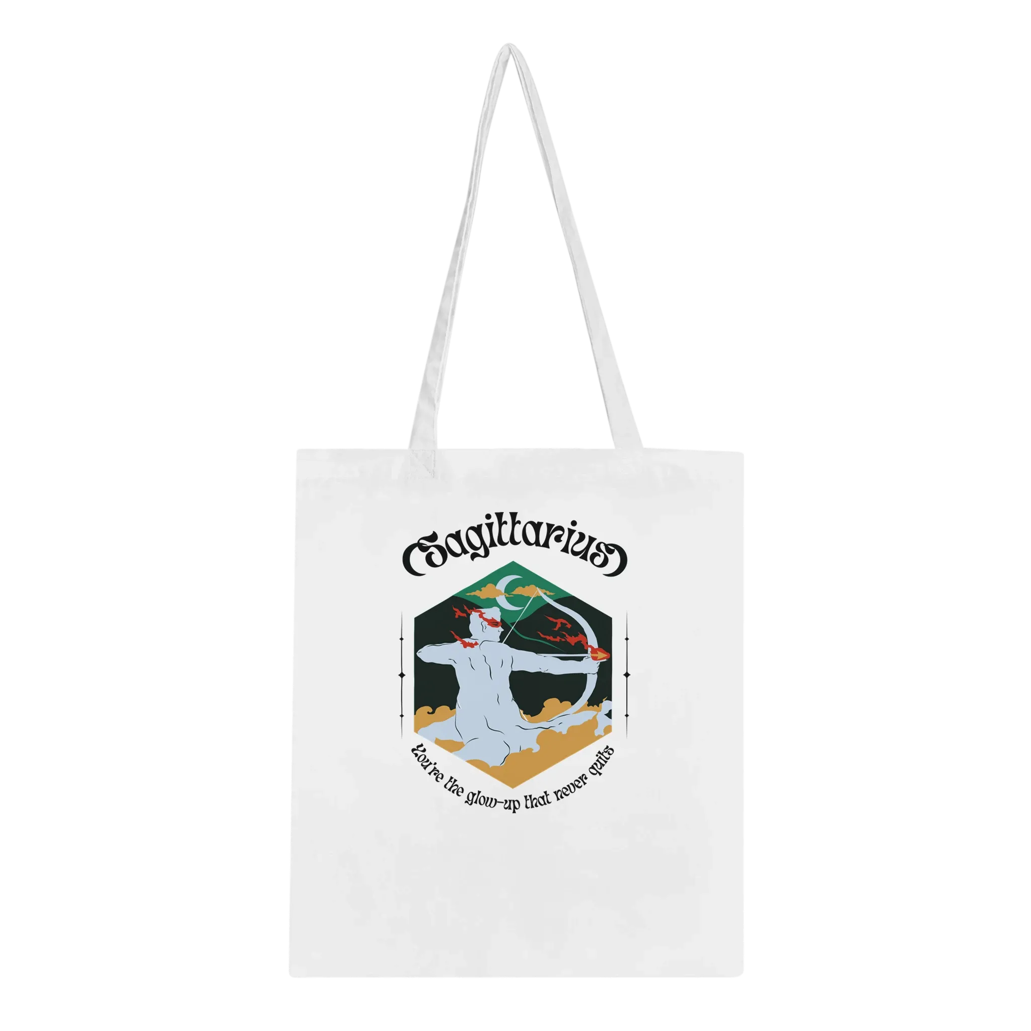 Astrology-Inspired Cotton Tote – Gift for Star Lovers