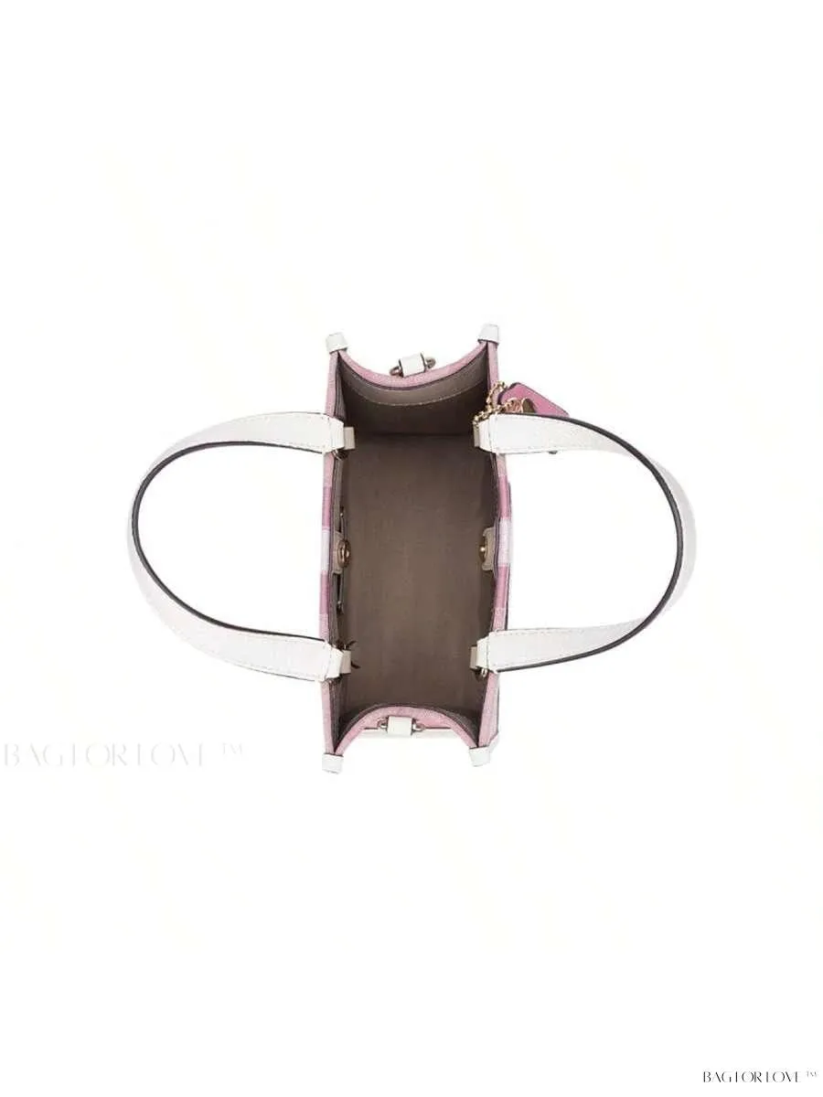 BagForLove - Small Women's Coach Bag with Leather and Fabric Accents