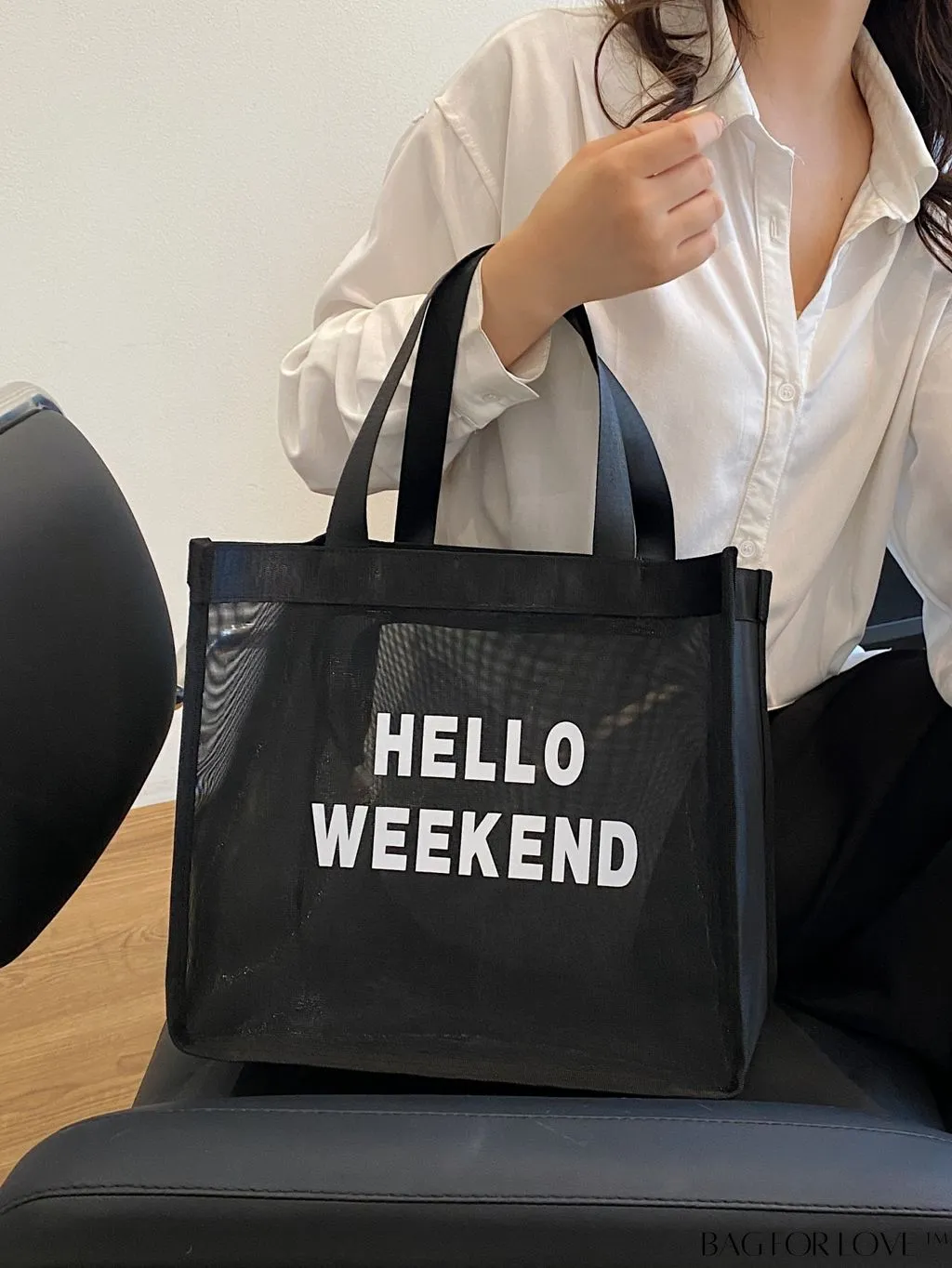 BagForLove - Stylish Mesh Tote with Generous Storage Space