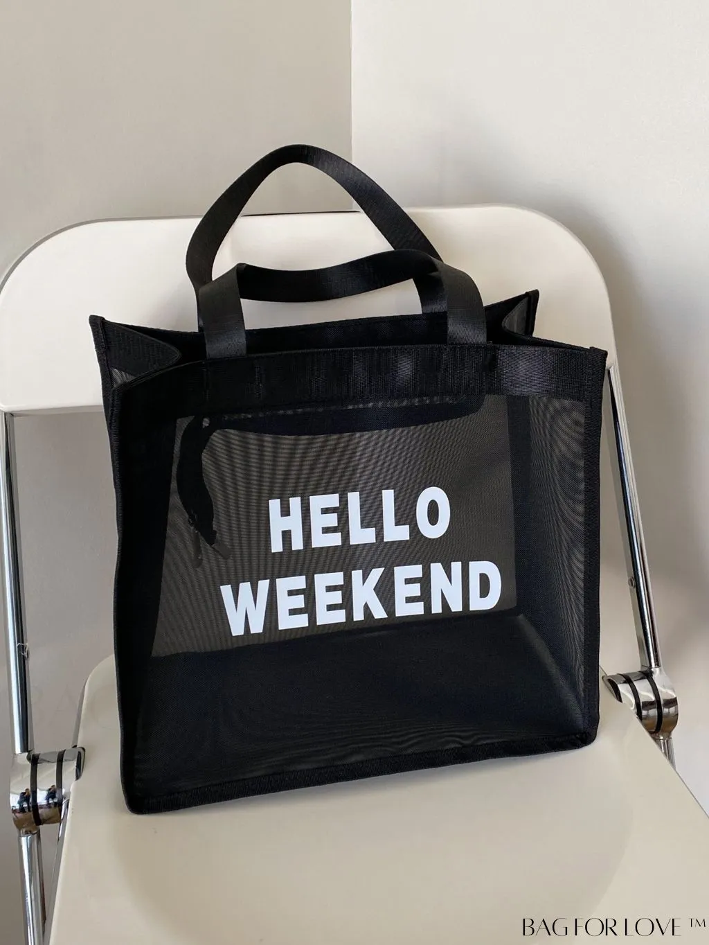 BagForLove - Stylish Mesh Tote with Generous Storage Space